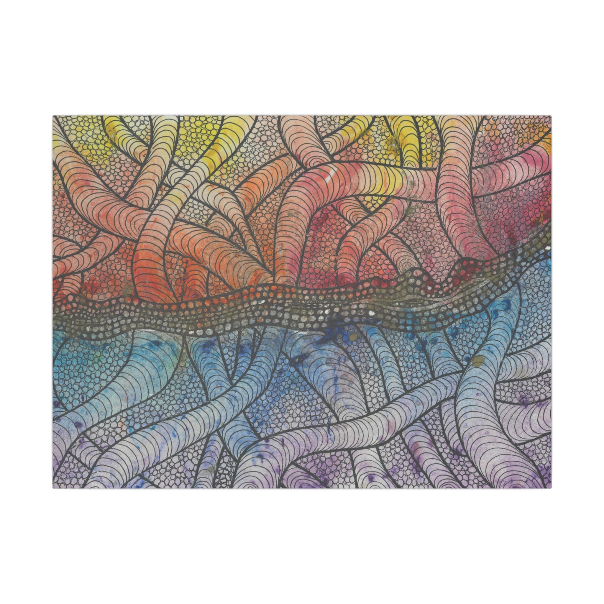 Large Colourful Wall Art, Canvas Prints, For Office, Bedroom or Living Room, or Special Gift #72 After The End