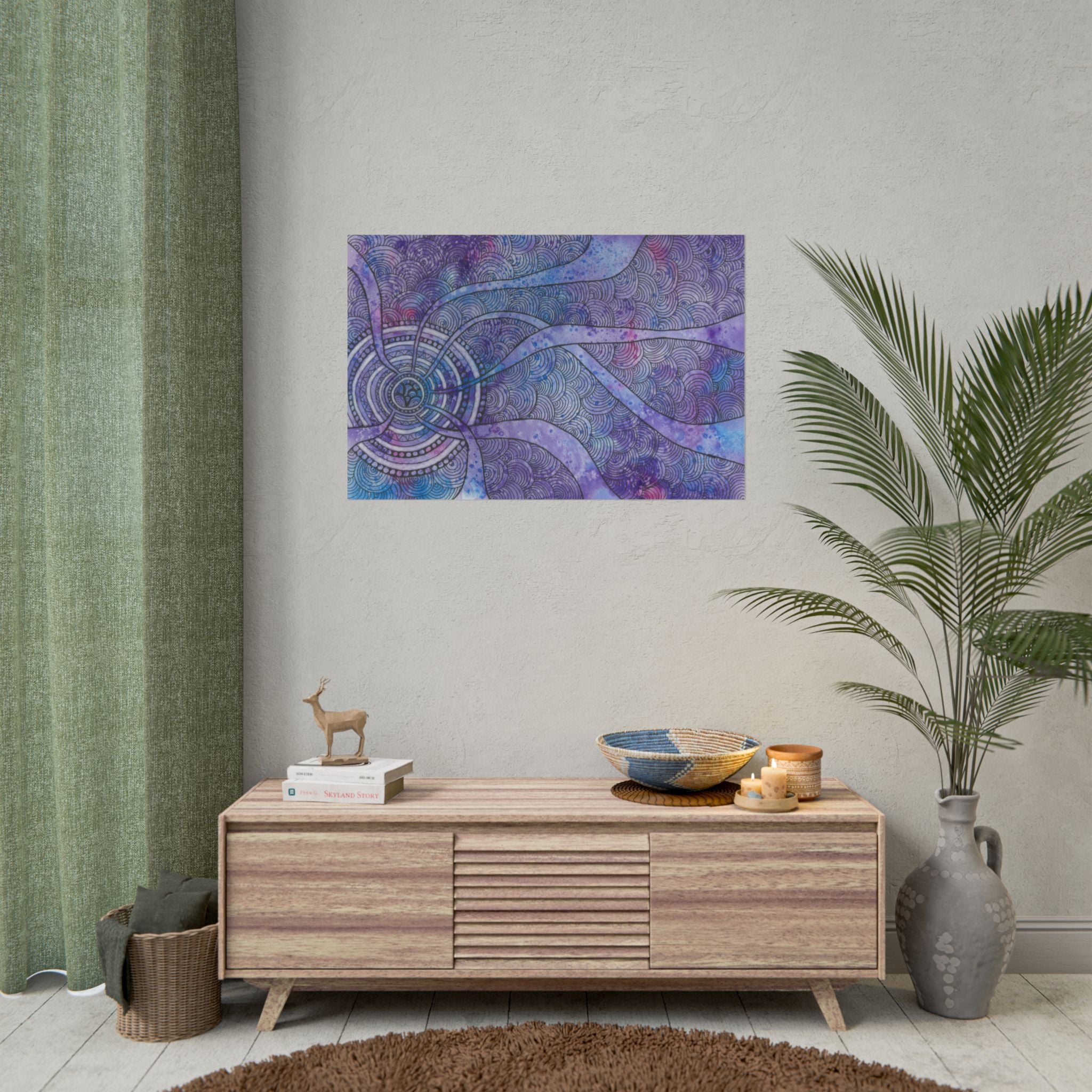 Large Colourful Wall Art, Posters & Prints, For Office, Bedroom or Living Room, or Special Gift  #56 The Way Home