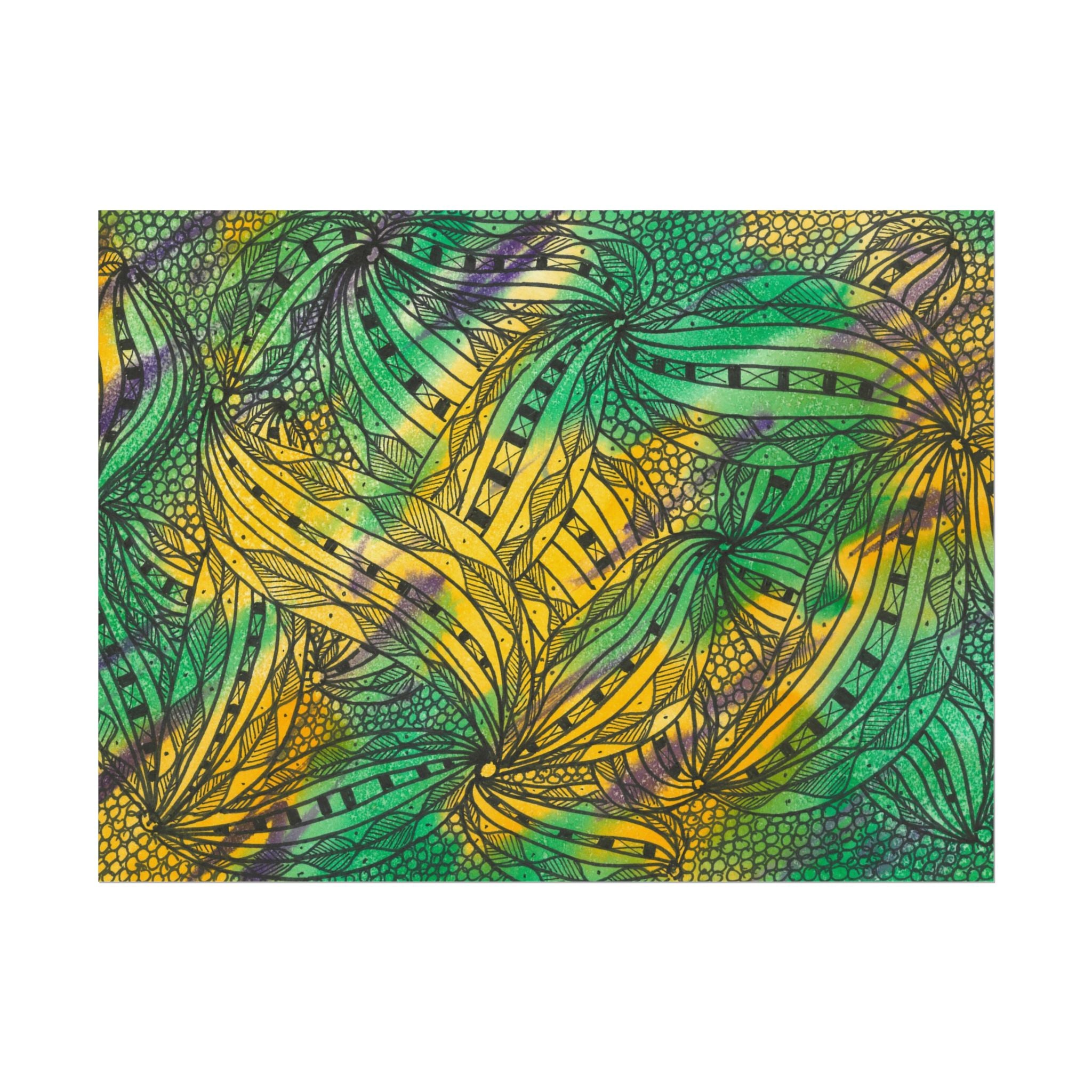 Large Colourful Wall Art, Posters & Prints, For Office, Bedroom or Living Room, or Special Gift #37 Shubbery!