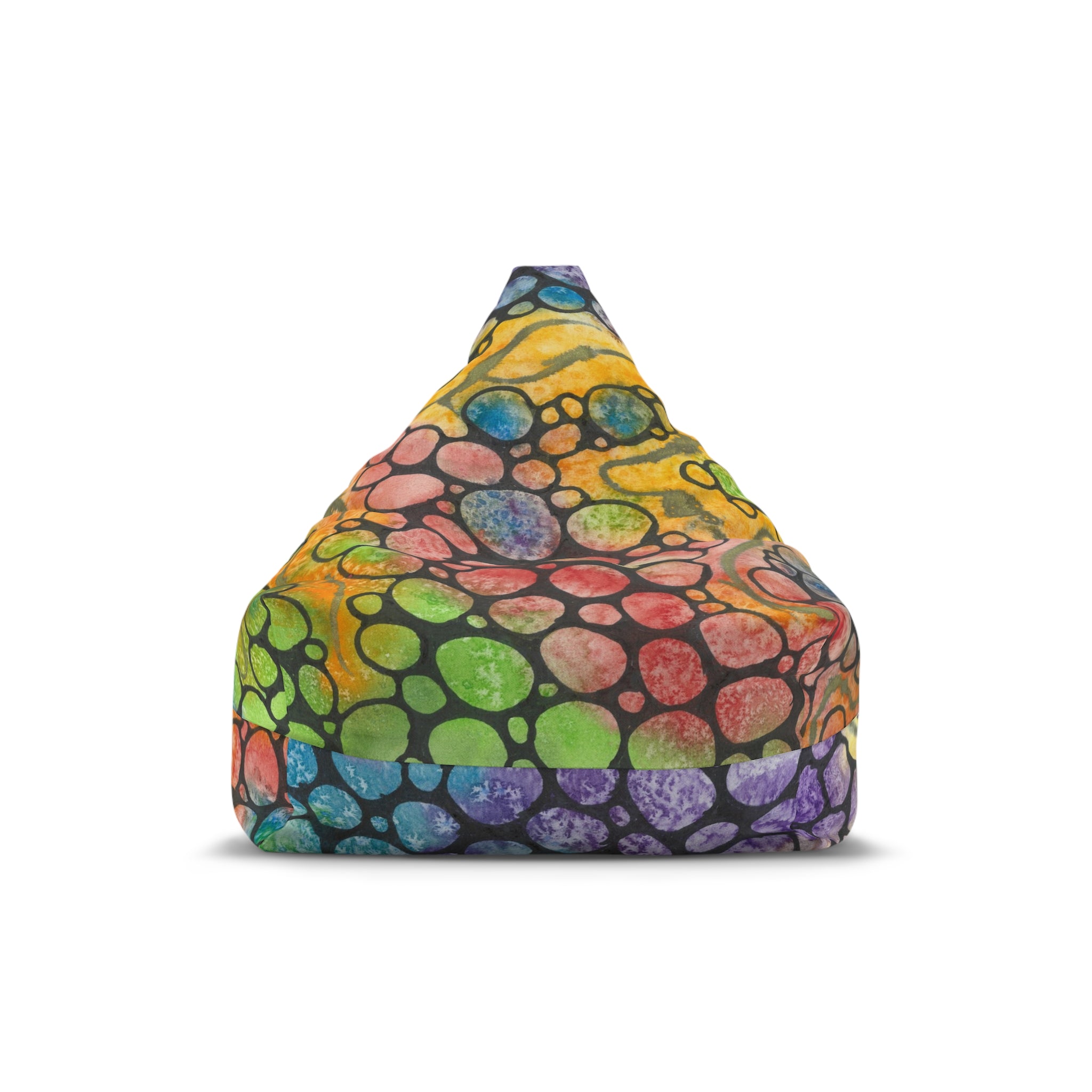 Bean Bag Chair Covers For Indoor & Outdoor - 2 Sizes - Exciting Abstract Design #77 River Of Dreams