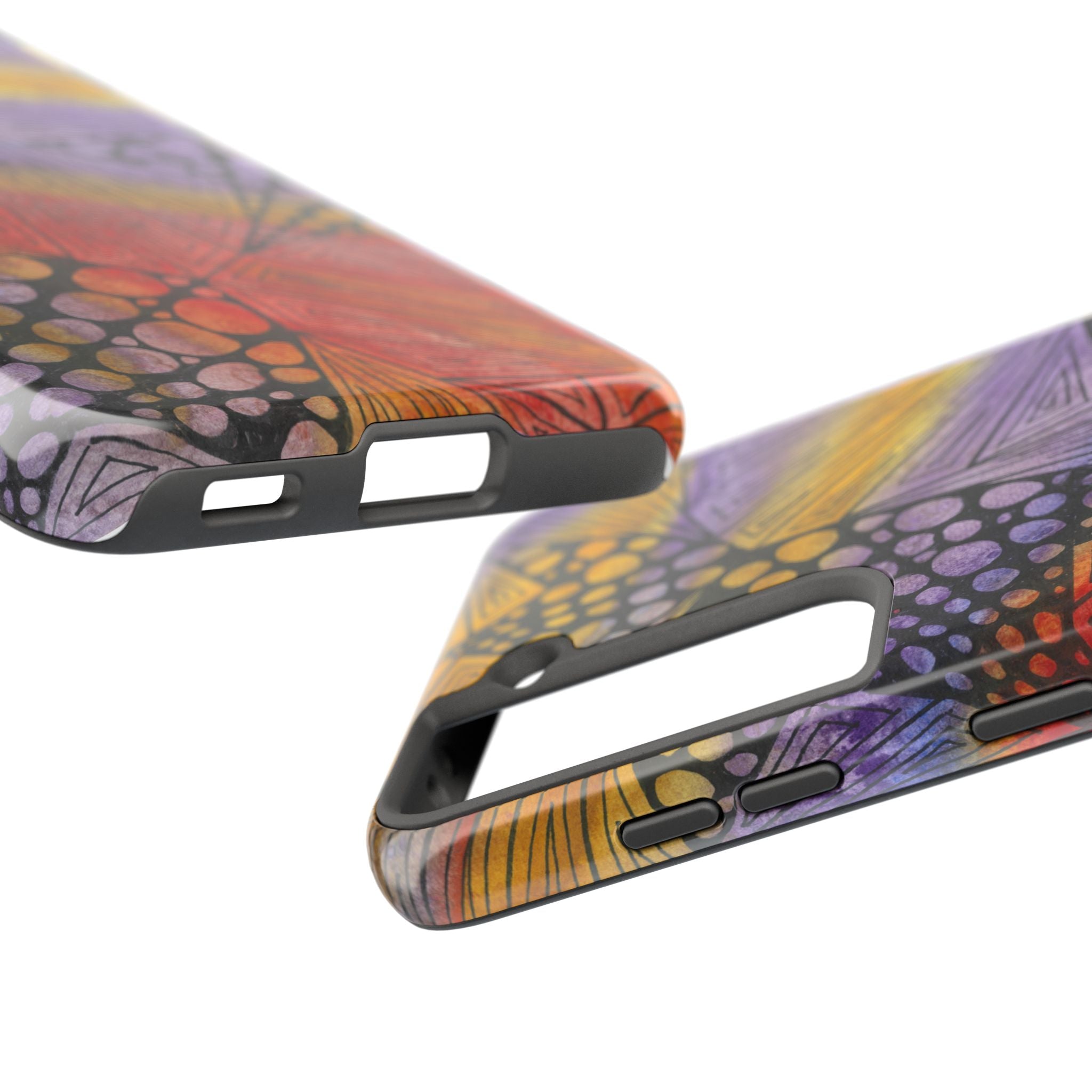 Tough Phone Case - All iPhones and Samsung Galaxys - Exciting Abstract Design #82 Fighting Delusions