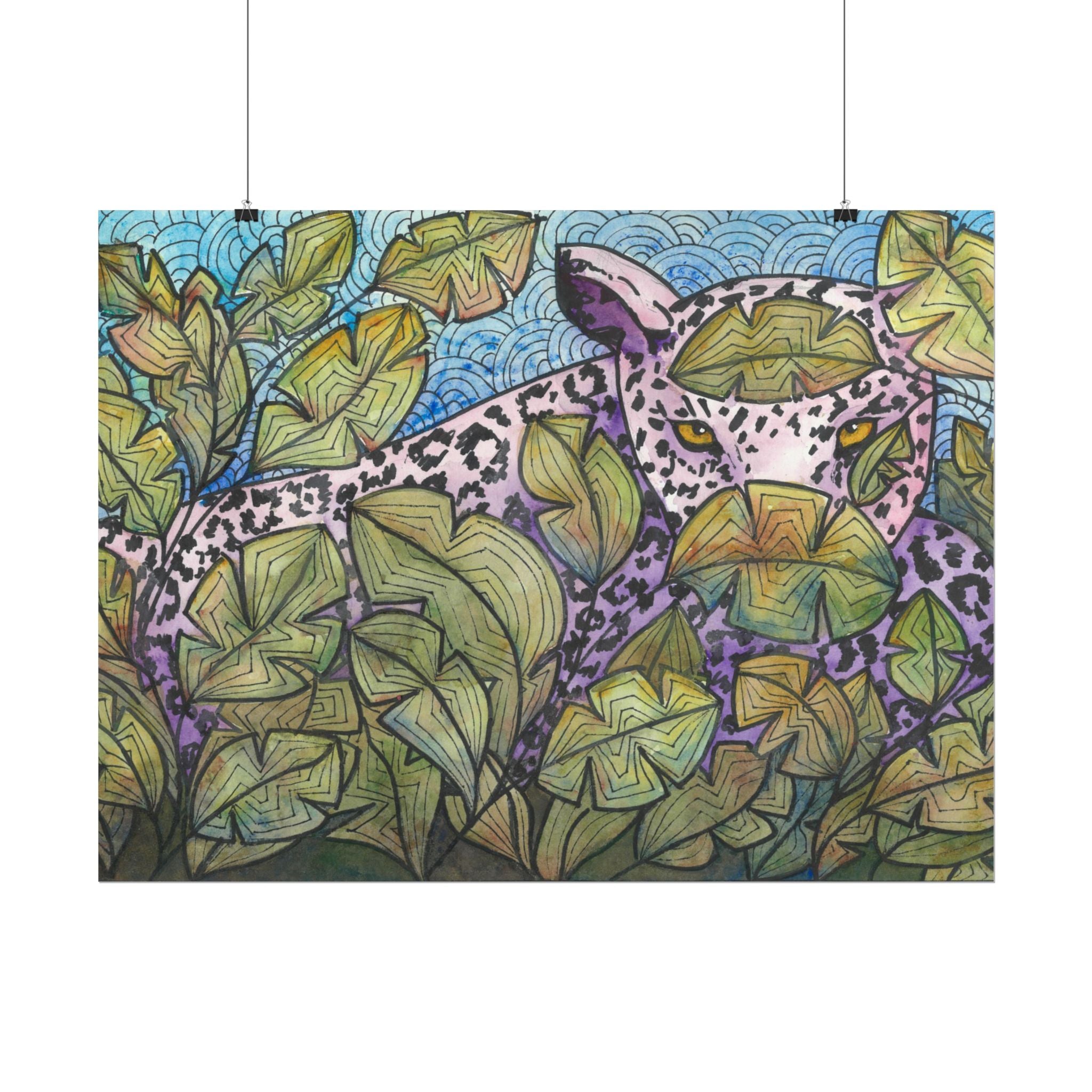 Large Colourful Wall Art, Posters & Prints, For Office, Bedroom or Living Room, or Special Gift #76 Purrfect Blend