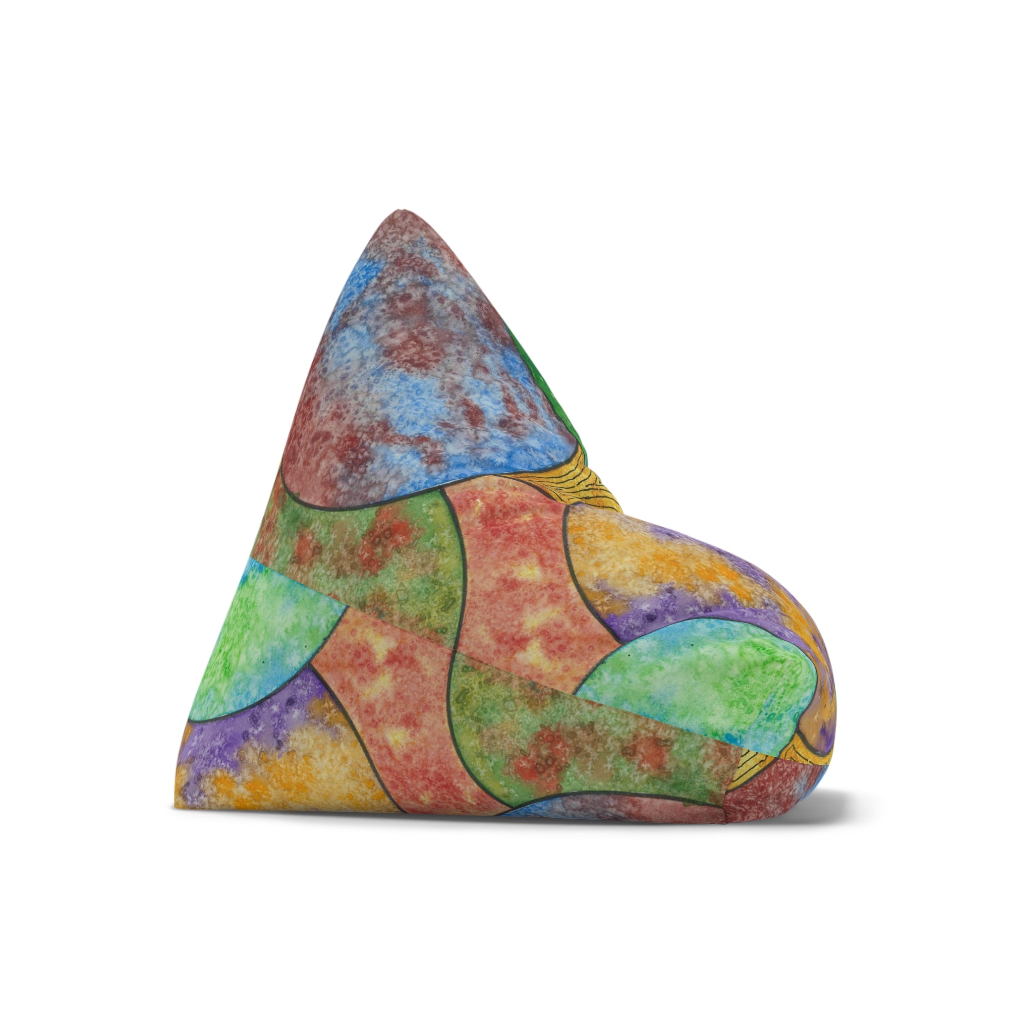 Bean Bag Chair Covers For Indoor & Outdoor - 2 Sizes - Exciting Abstract Design #61 Worlds Apart
