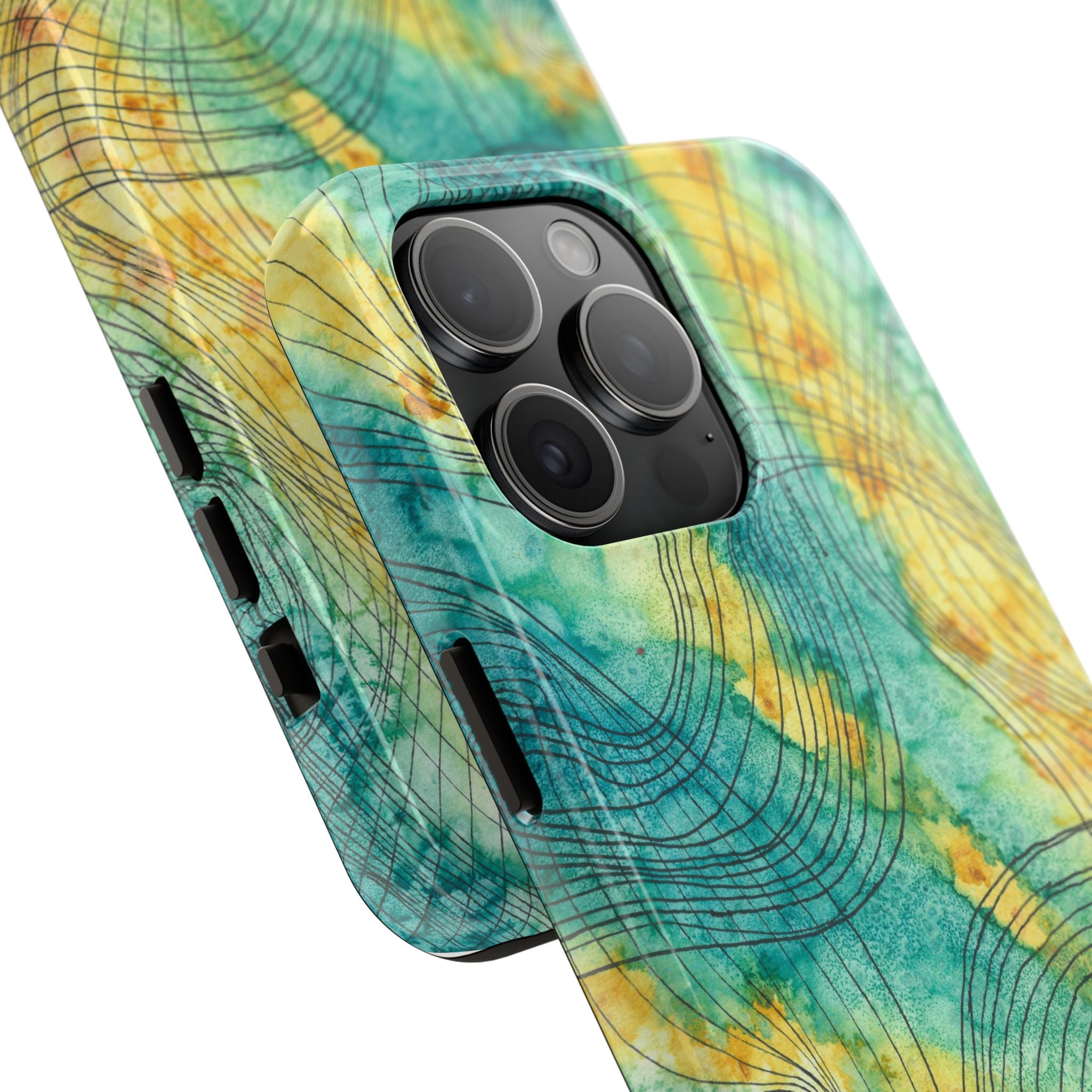 Tough Phone Case - All iPhones and Samsung Galaxys - Exciting Abstract Design #81 The Only Way Is Up