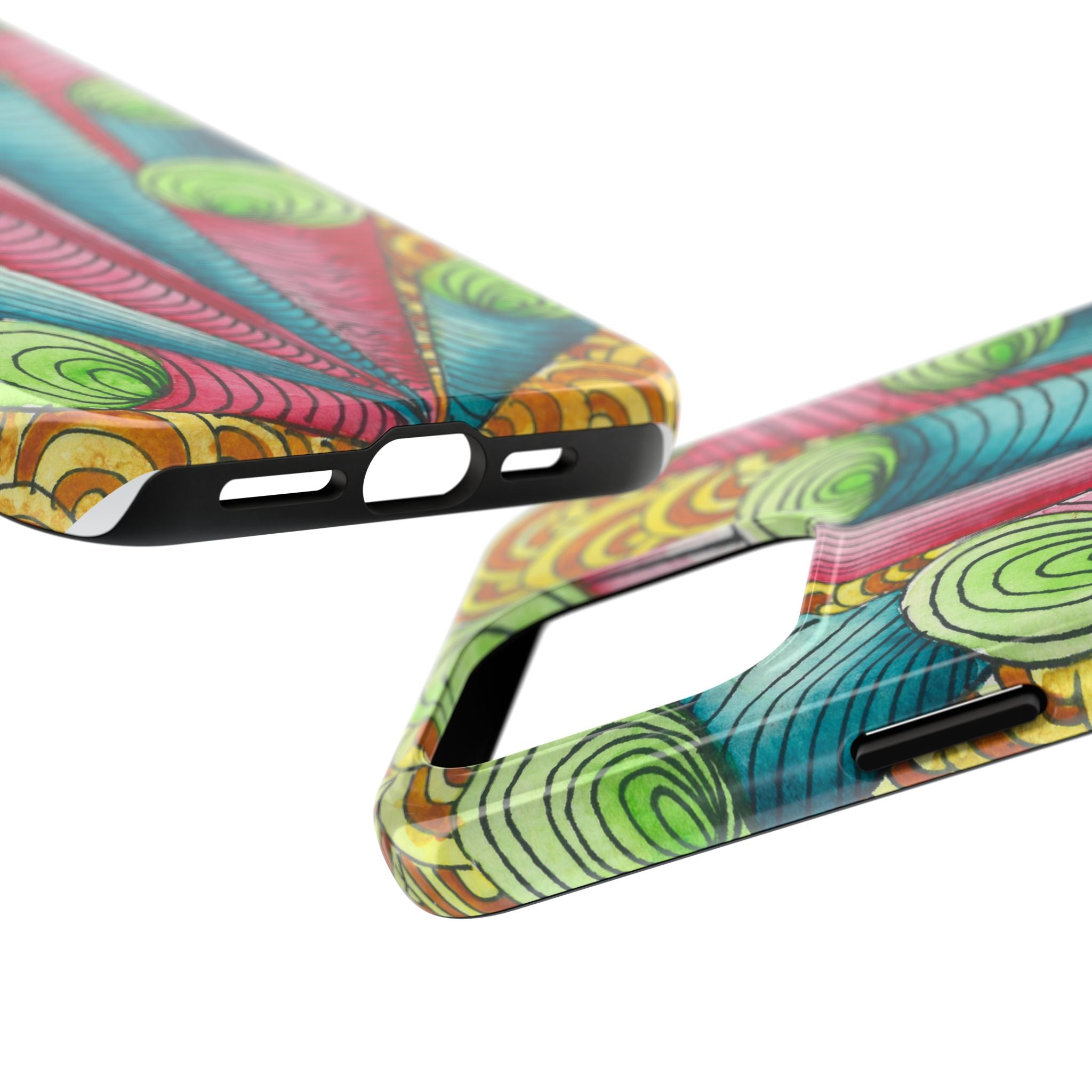 Tough Phone Case - All iPhones and Samsung Galaxys - Exciting Abstract Design #93 On A Mission