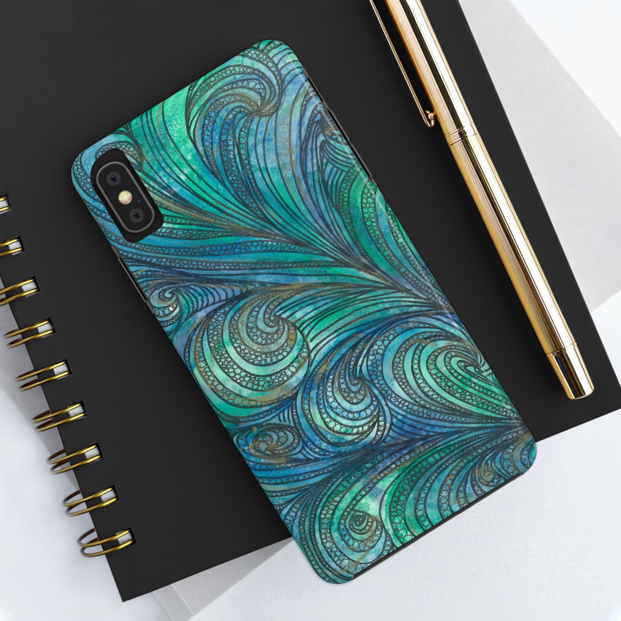 Tough Phone Case - All iPhones and Samsung Galaxys - Exciting Abstract Design #71 Call Of The Sea