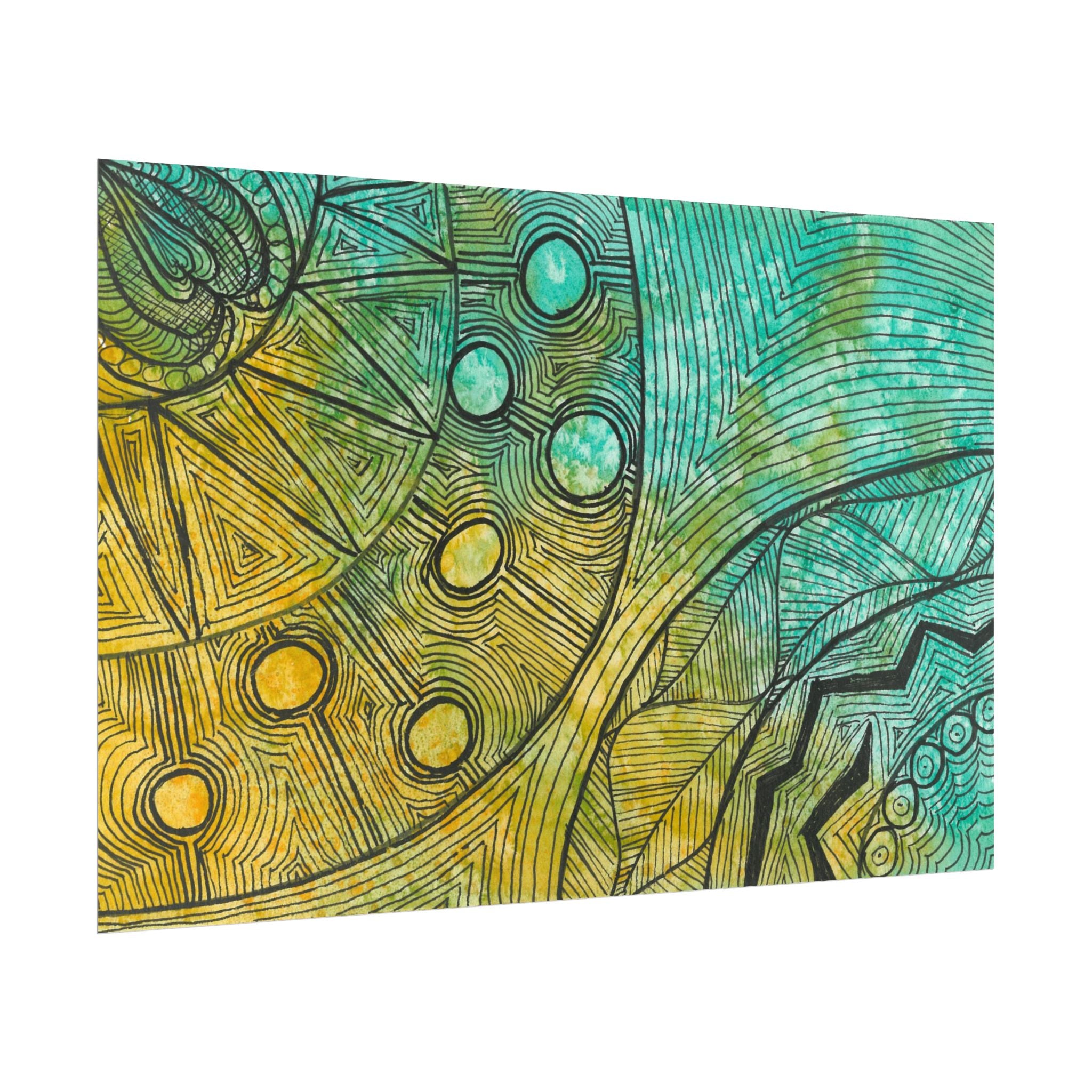 Large Colourful Wall Art, Posters & Prints, For Office, Bedroom or Living Room, or Special Gift #27 Come What May