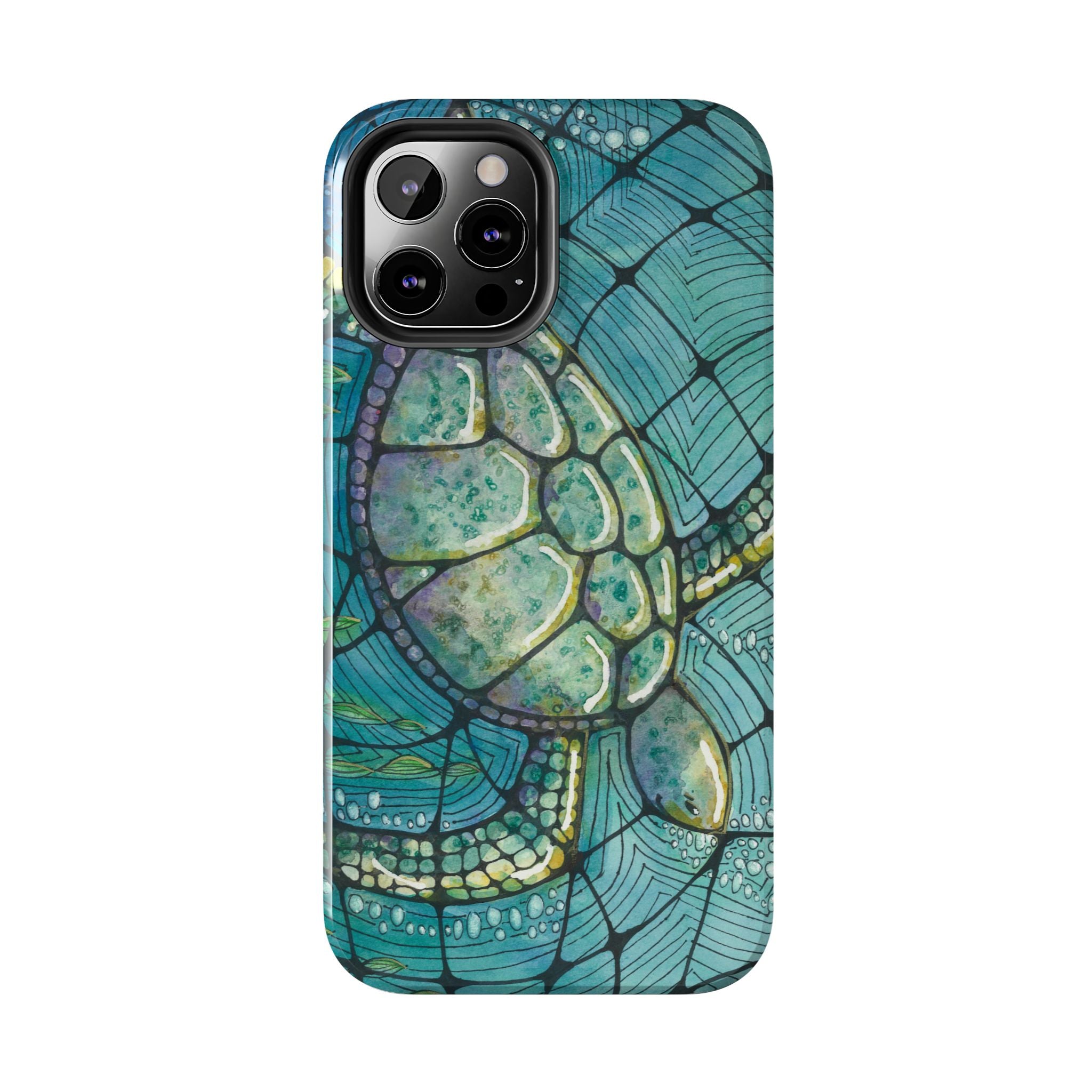 Tough Phone Case - All iPhones and Samsung Galaxys - Exciting Abstract Design #73 Turtling Along