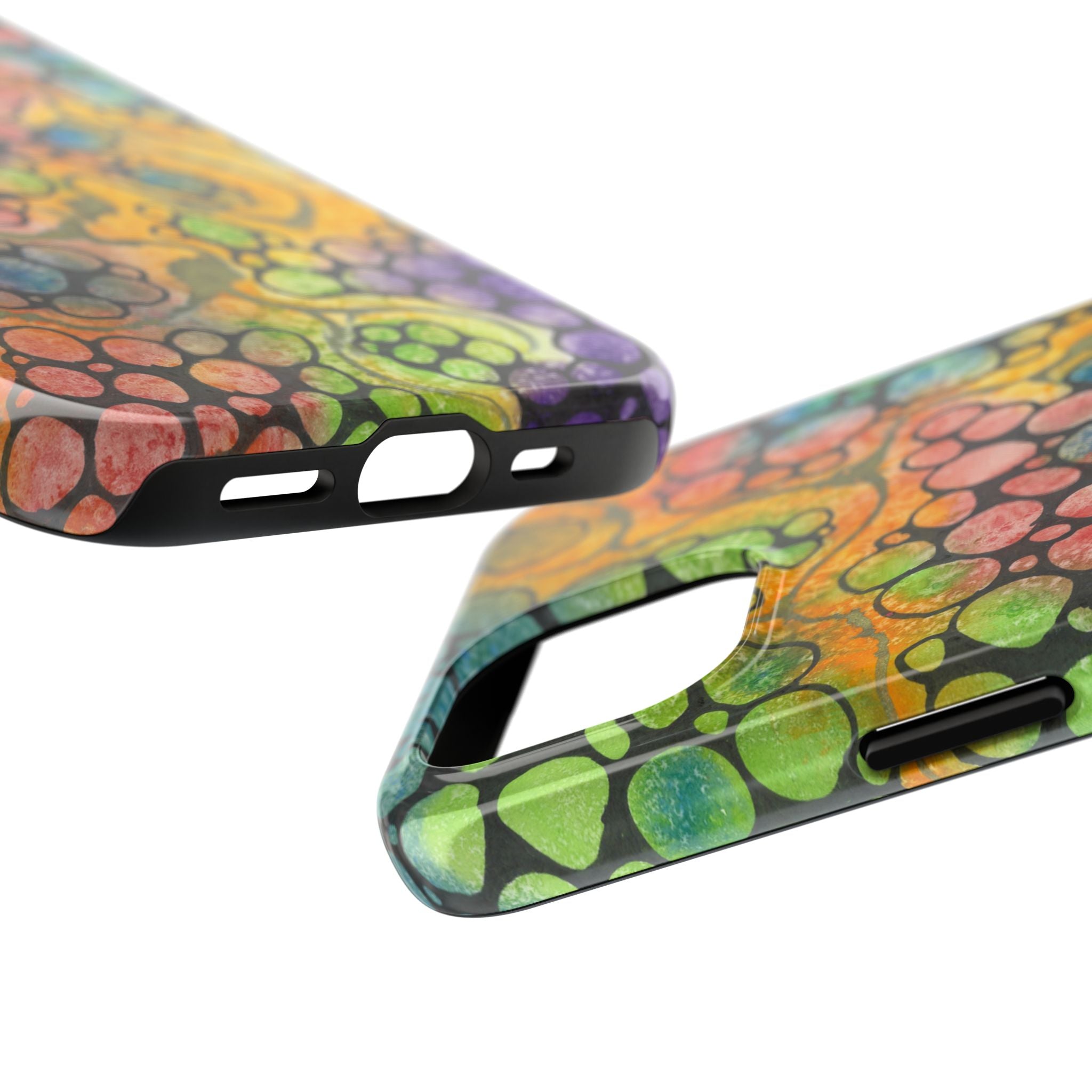 Tough Phone Case - All iPhones and Samsung Galaxys - Exciting Abstract Design #77 River Of Dreams