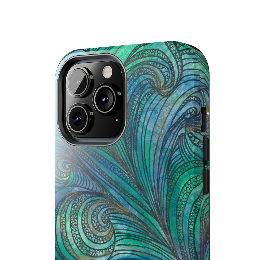 Tough Phone Case - All iPhones and Samsung Galaxys - Exciting Abstract Design #71 Call Of The Sea