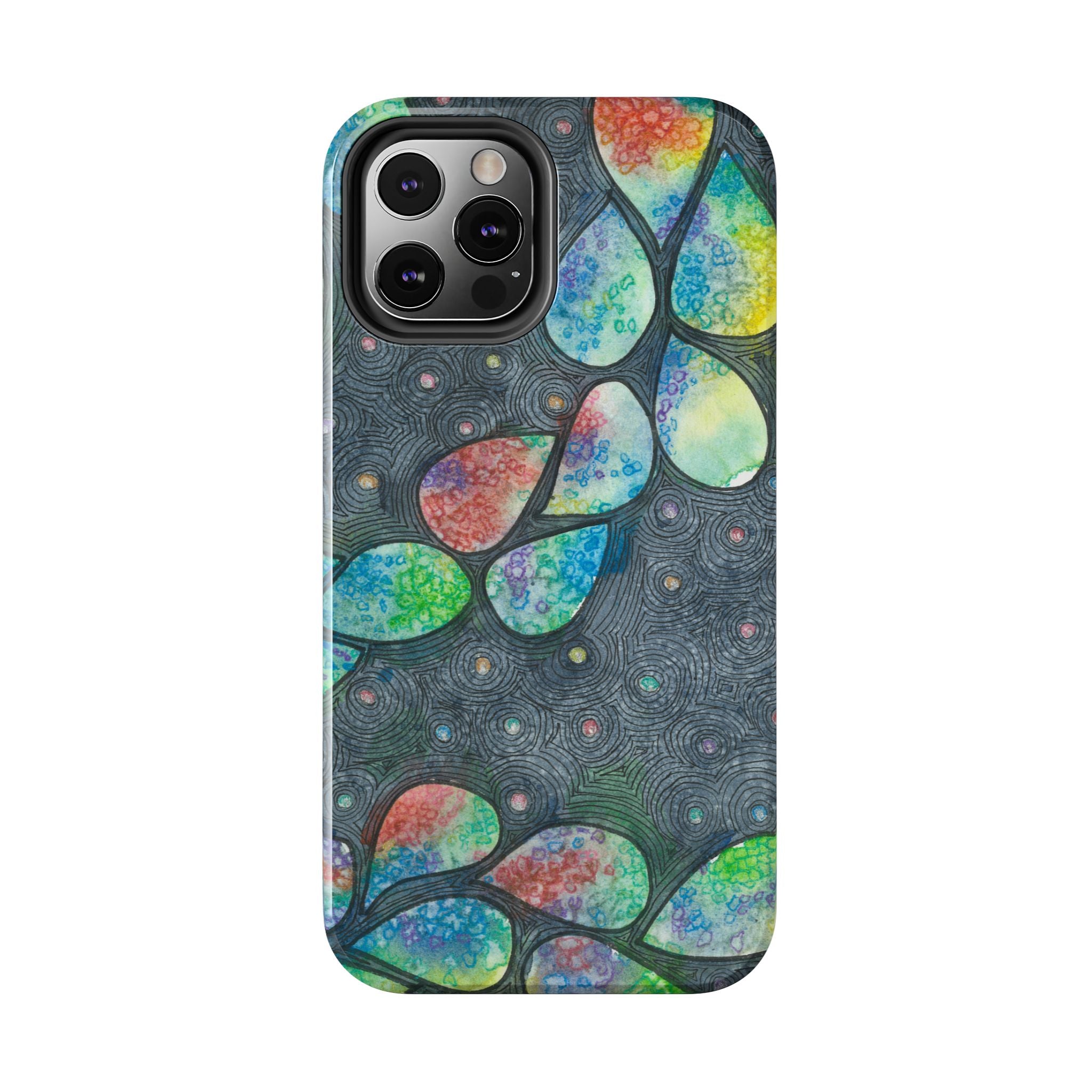Tough Phone Case - All iPhones and Samsung Galaxys - Exciting Abstract Design #30 Give Us A Minute