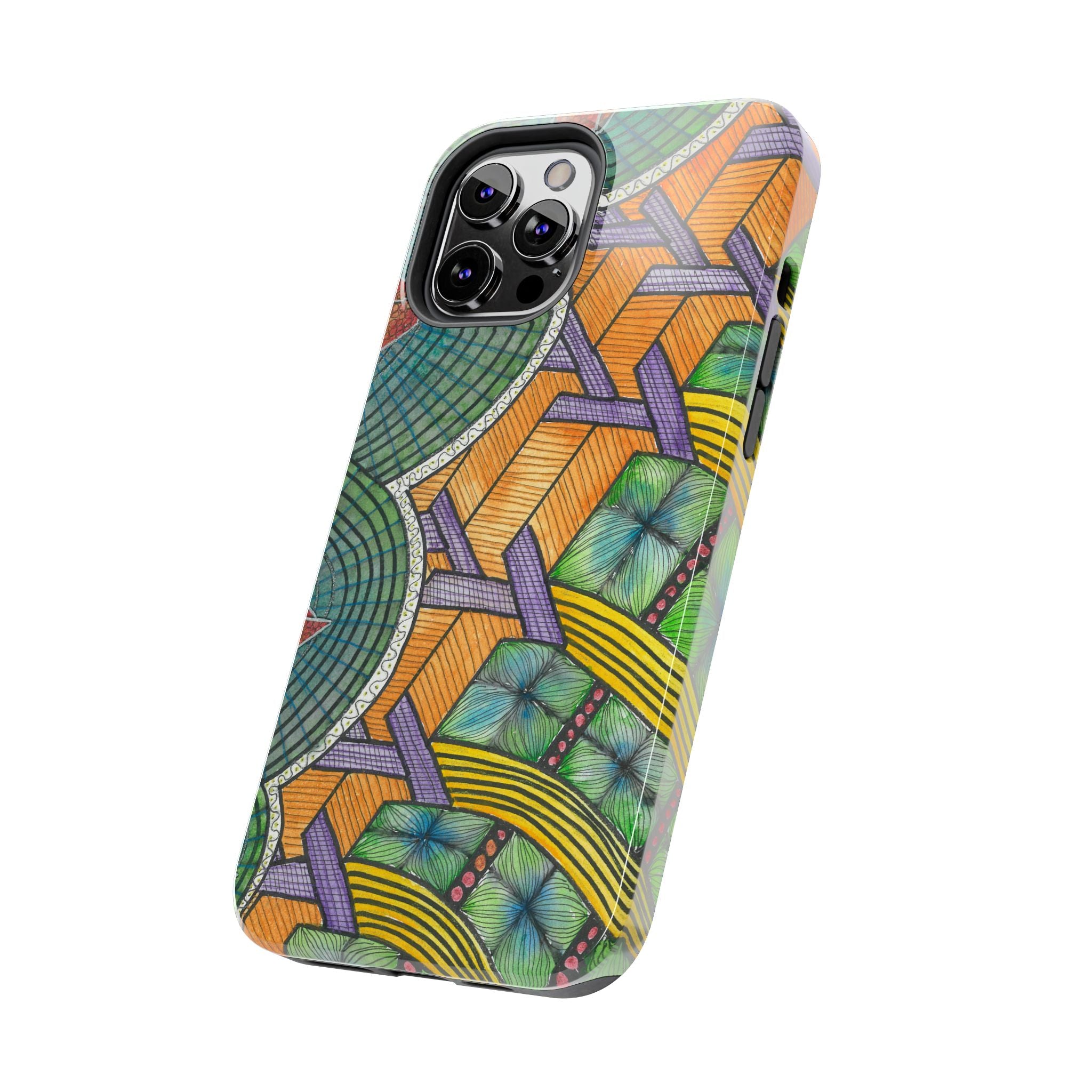 Tough Phone Case - All iPhones and Samsung Galaxys - Exciting Abstract Design #31 T'Eye Land