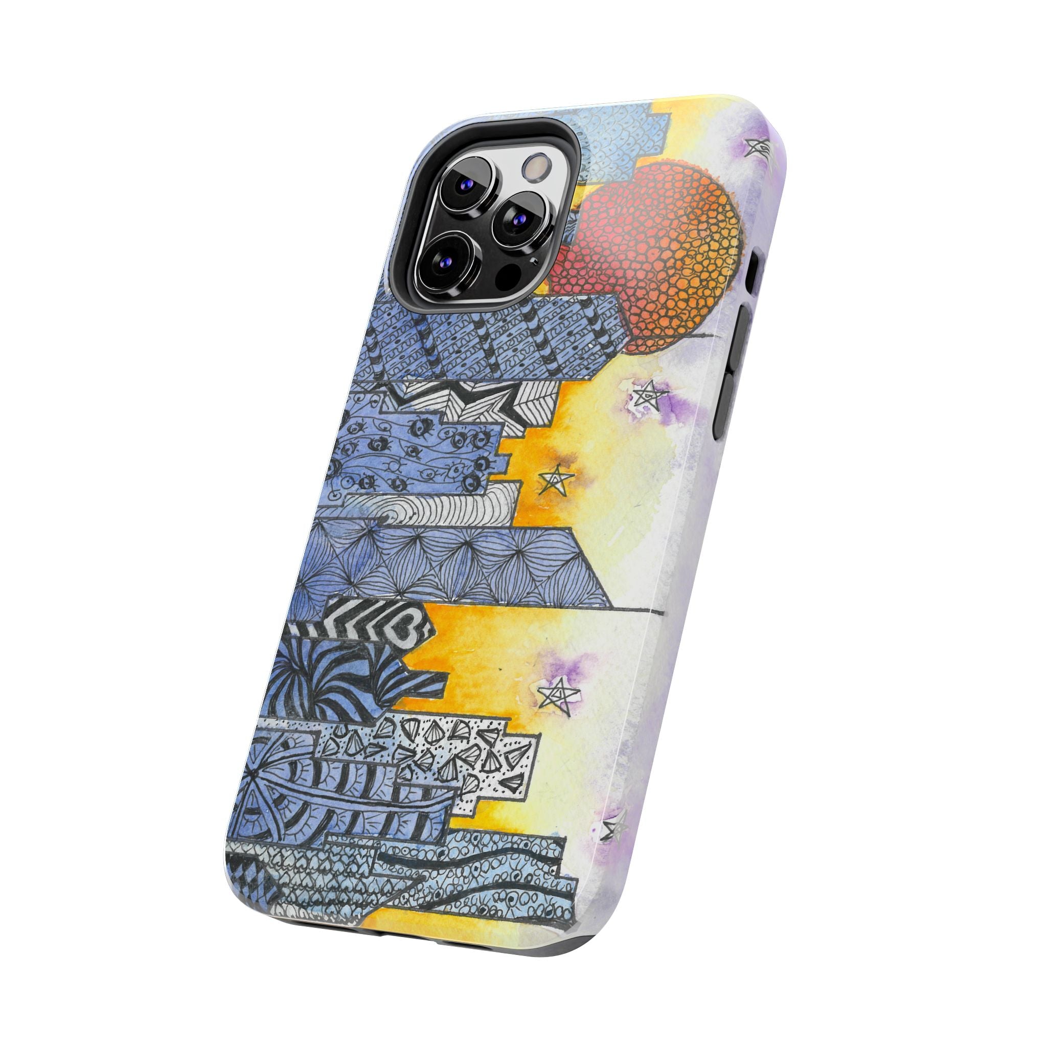 Tough Phone Case - All iPhones and Samsung Galaxys - Exciting Abstract Design #5 In The Shadows
