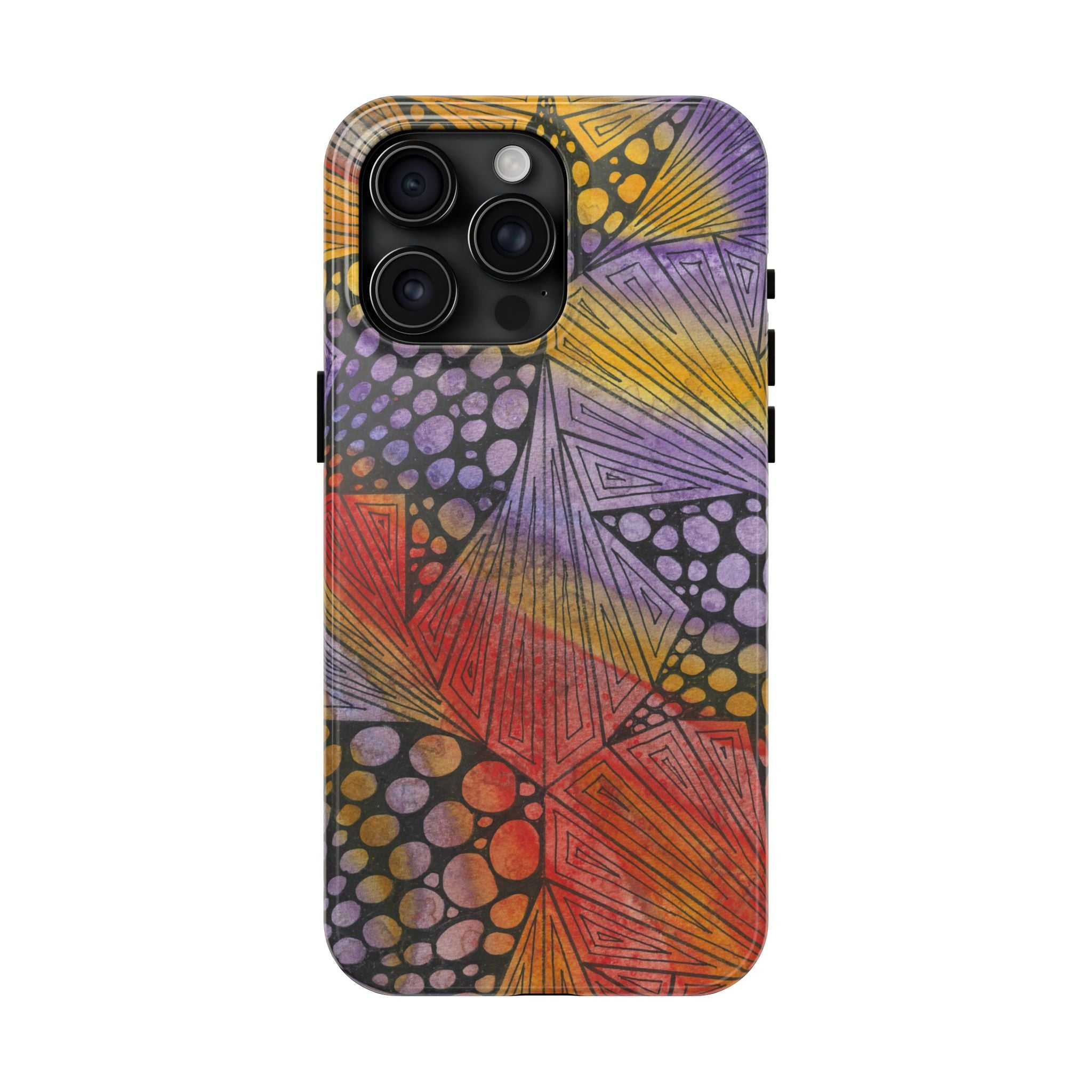 Tough Phone Case - All iPhones and Samsung Galaxys - Exciting Abstract Design #82 Fighting Delusions