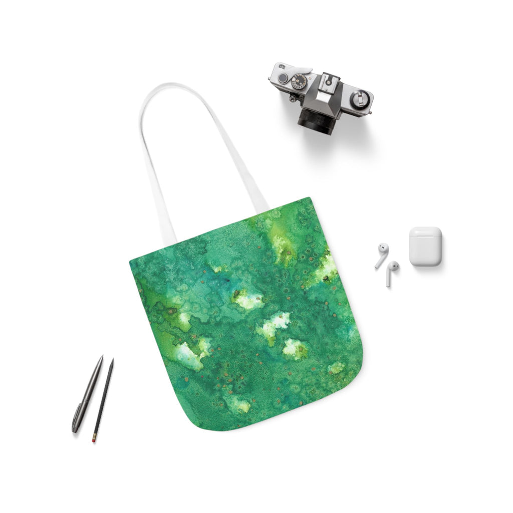 Canvas Tote Bags, Colourful Abstract Designs, 5-Color Straps, 3 Sizes.  For Family and friends or a Special Gift #79 Abundance Cometh