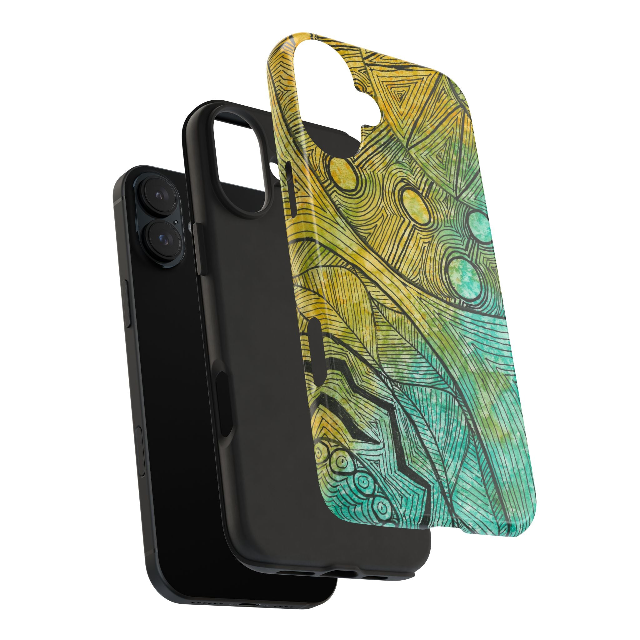 Tough Phone Case - All iPhones and Samsung Galaxys - Exciting Abstract Design #27 Come What May