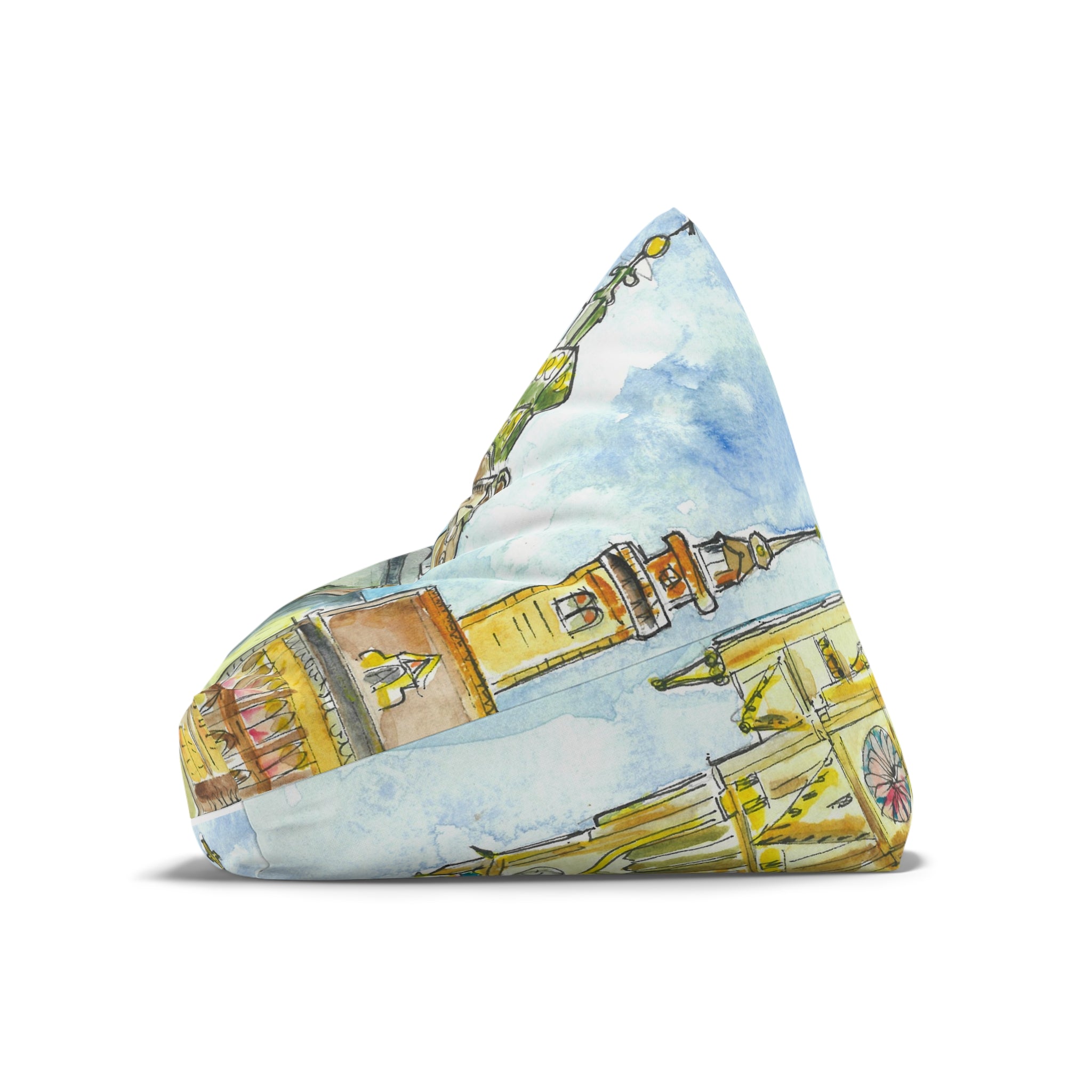 Bean Bag Chair Covers For Indoor & Outdoor - 2 Sizes - Exciting Abstract Design #95 Beautiful Novi Sad - Serbia
