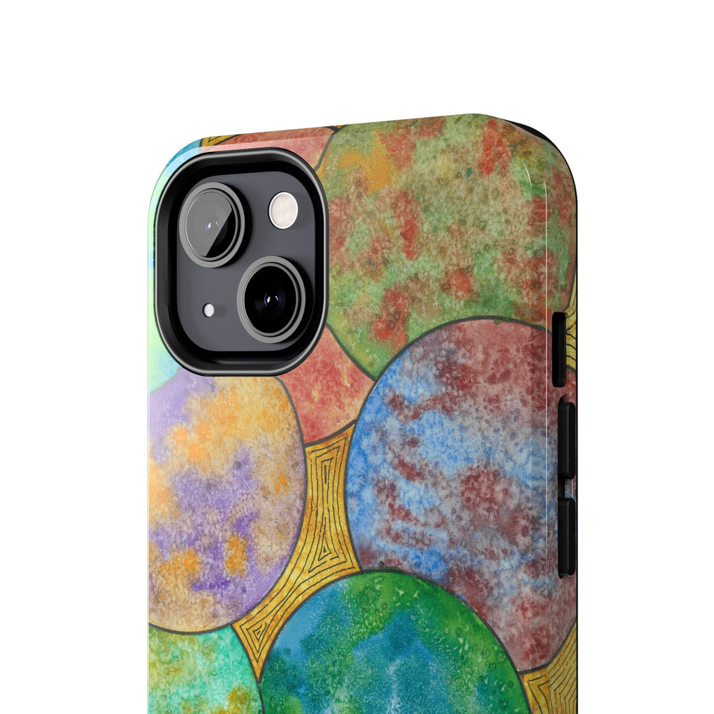 Tough Phone Case - All iPhones and Samsung Galaxys - Exciting Abstract Design #61 Worlds Apart