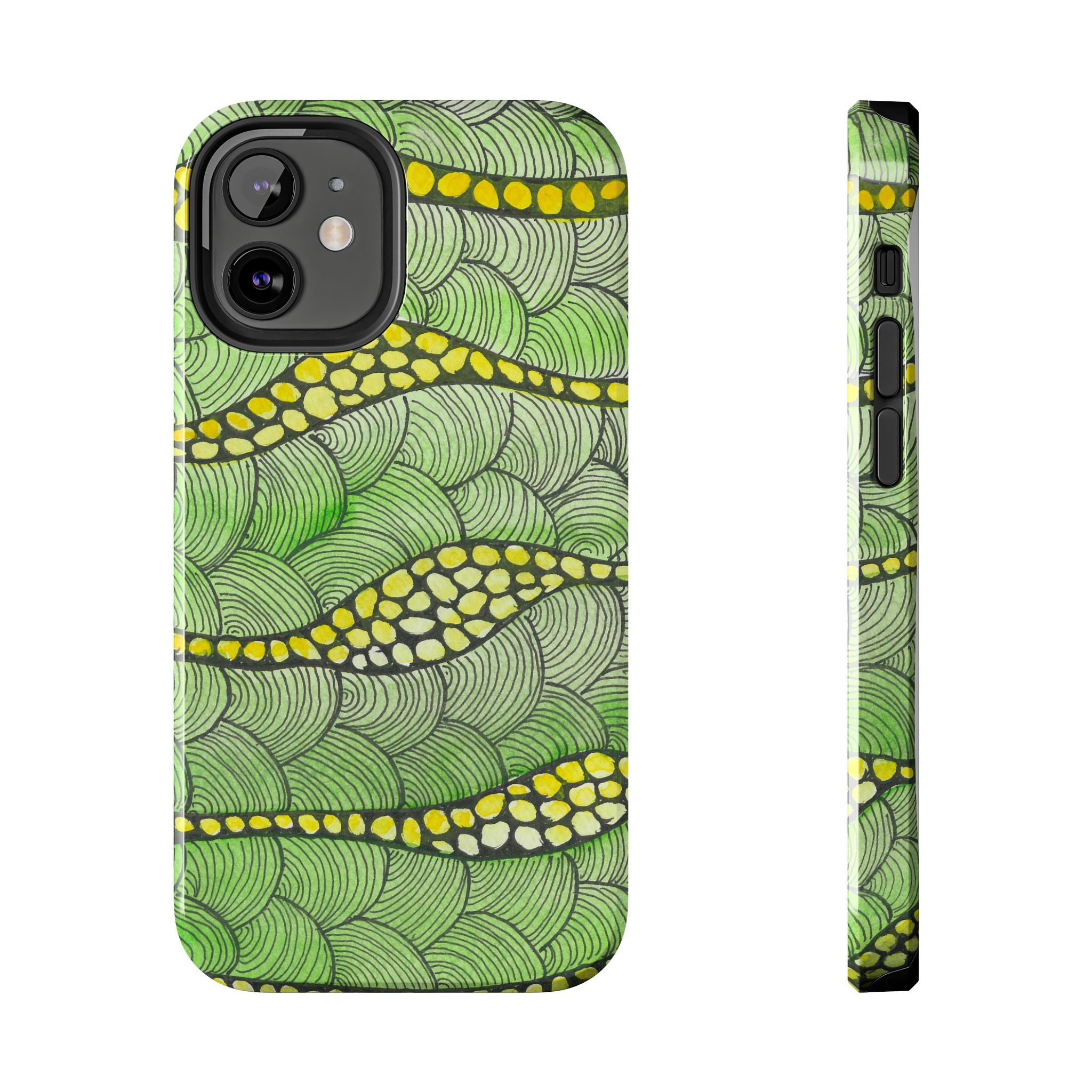 Tough Phone Case - All iPhones and Samsung Galaxys - Exciting Abstract Design #13 Watcha Thinking