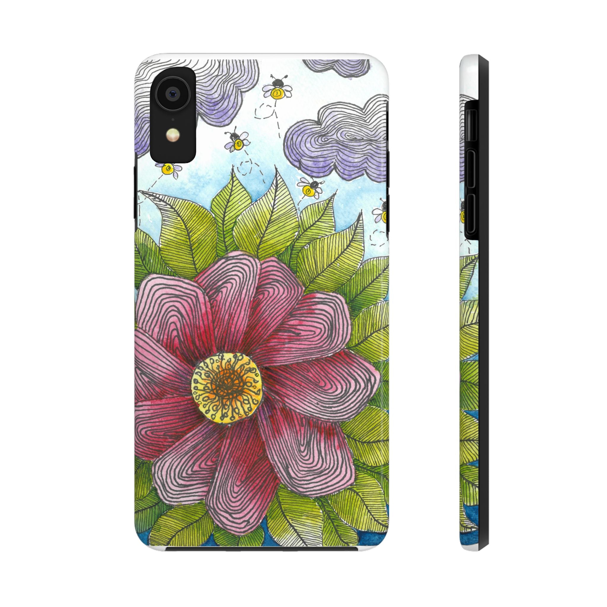 Tough Phone Case - All iPhones and Samsung Galaxys - Exciting Abstract Design  #4 Bloom'n