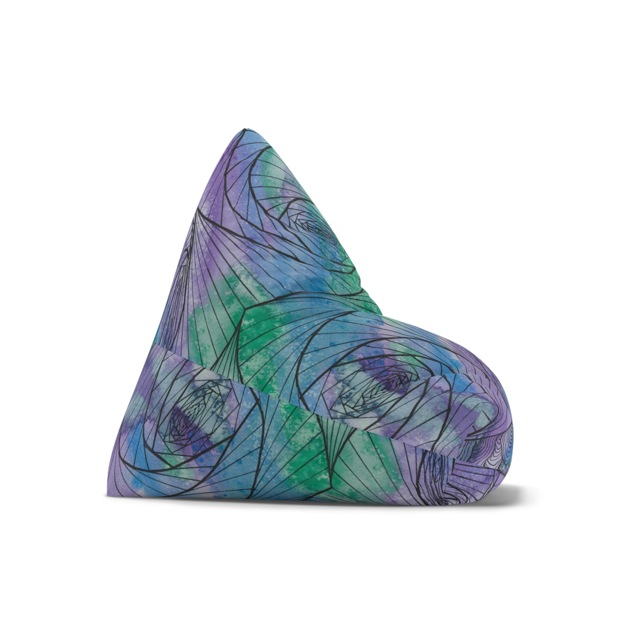 Bean Bag Chair Covers For Indoor & Outdoor - 2 Sizes - Exciting Abstract Design #50 If Not Now When?