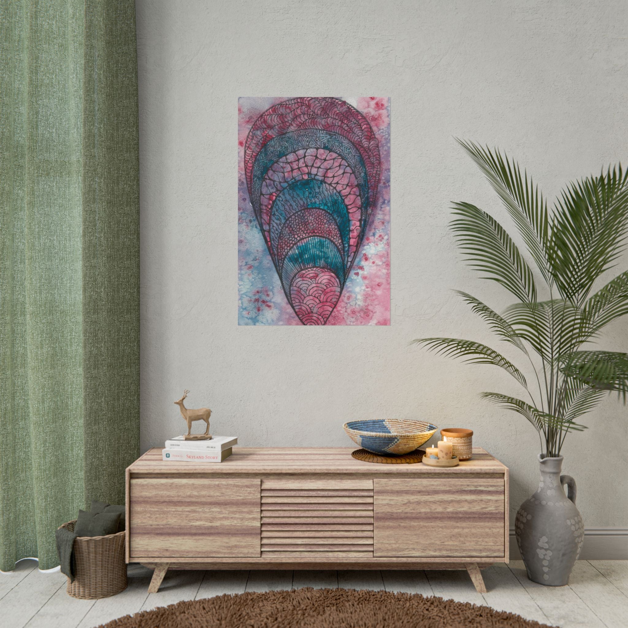 Large Colourful Wall Art, Posters & Prints, For Office, Bedroom or Living Room, or Special Gift #92 The Goddess Lives