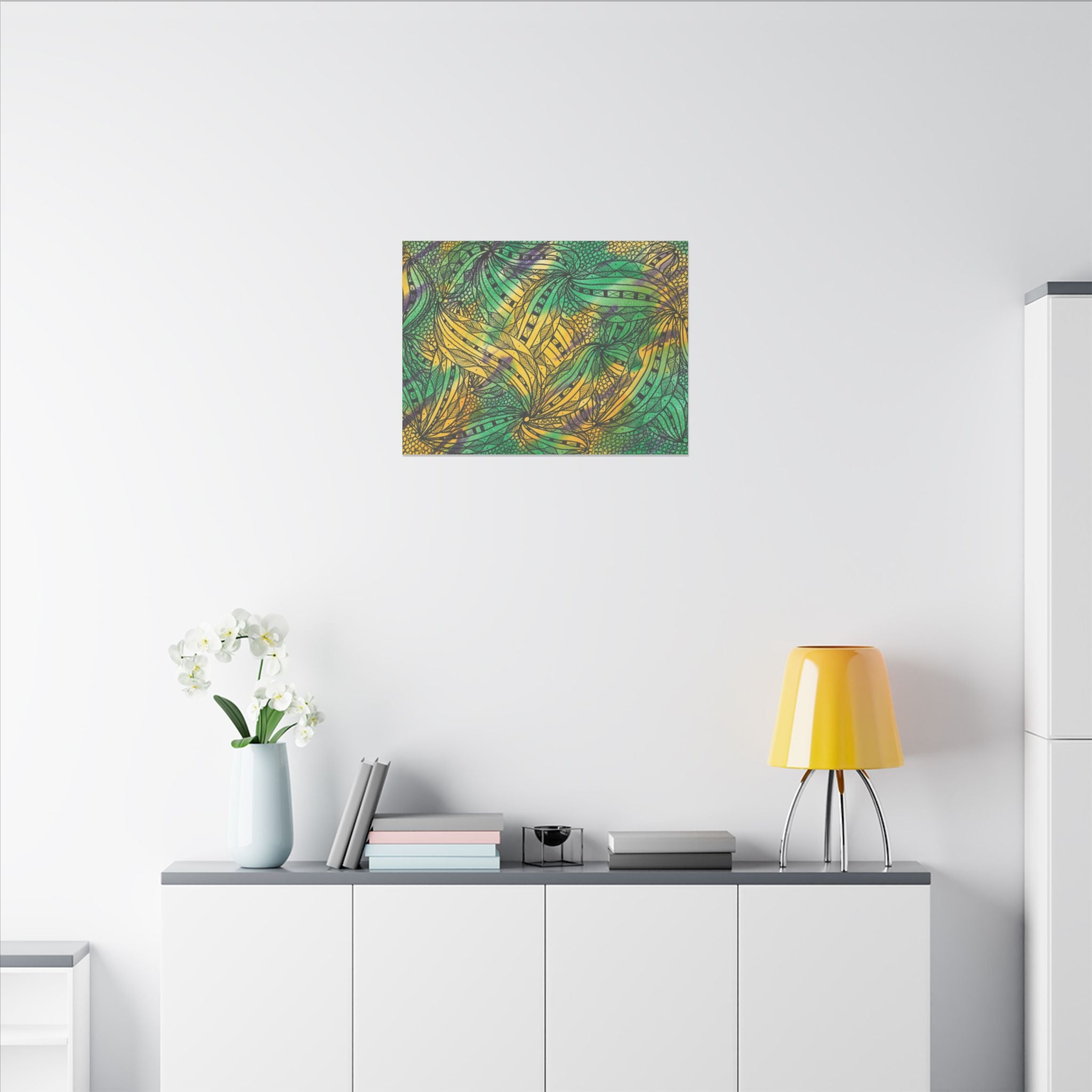 Large Colourful Wall Art, Canvas Prints, For Office, Bedroom or Living Room, or Special Gift #37 Shubbery!