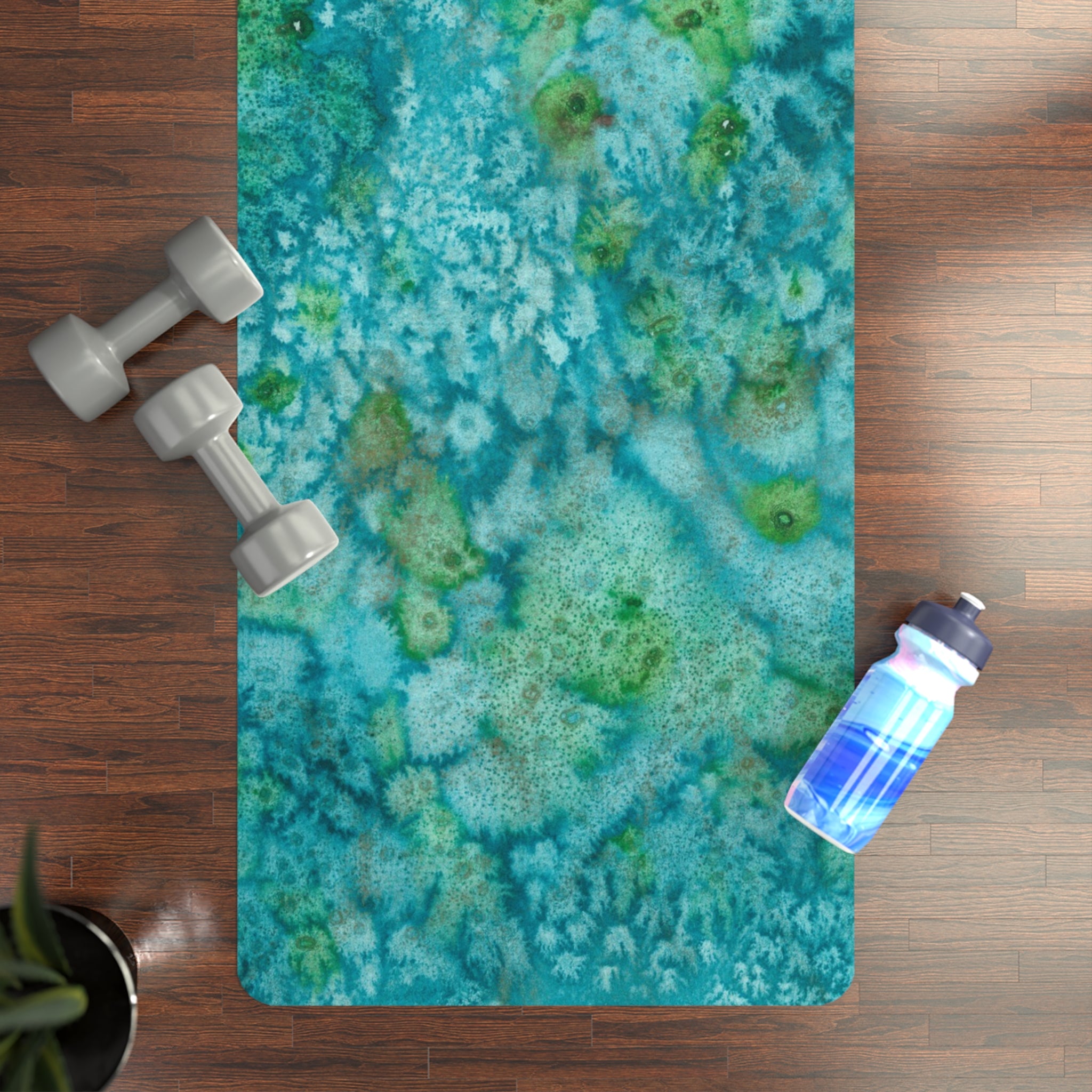 Yoga Mats and Gym Mats. Colourful Abstract Designs. Perfect for Home, Yoga or Gym Class, or a Special Gift #83 Who Am I Today
