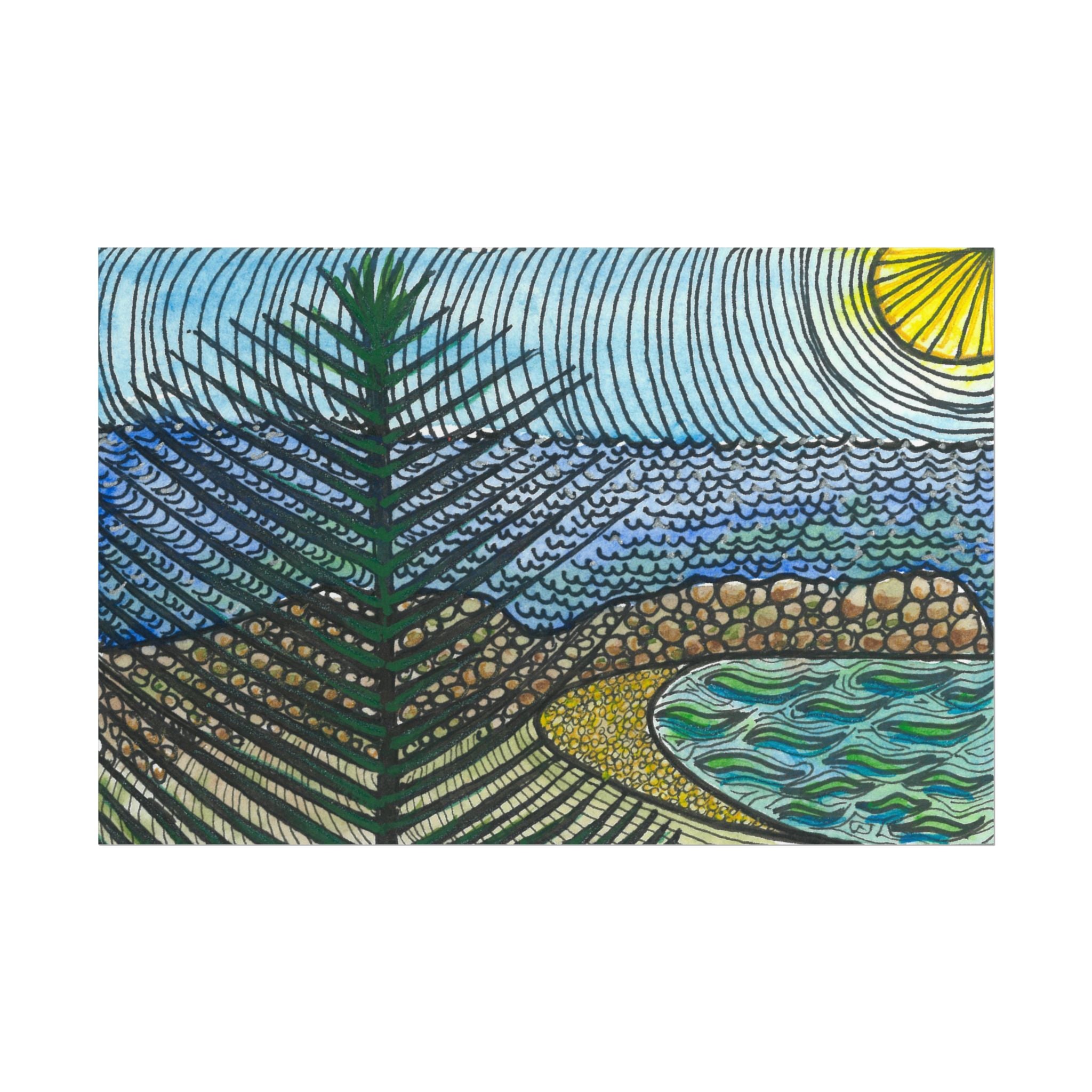 Large Colourful Wall Art, Posters & Prints, For Office, Bedroom or Living Room, or Special Gift #47 Cottesloe
