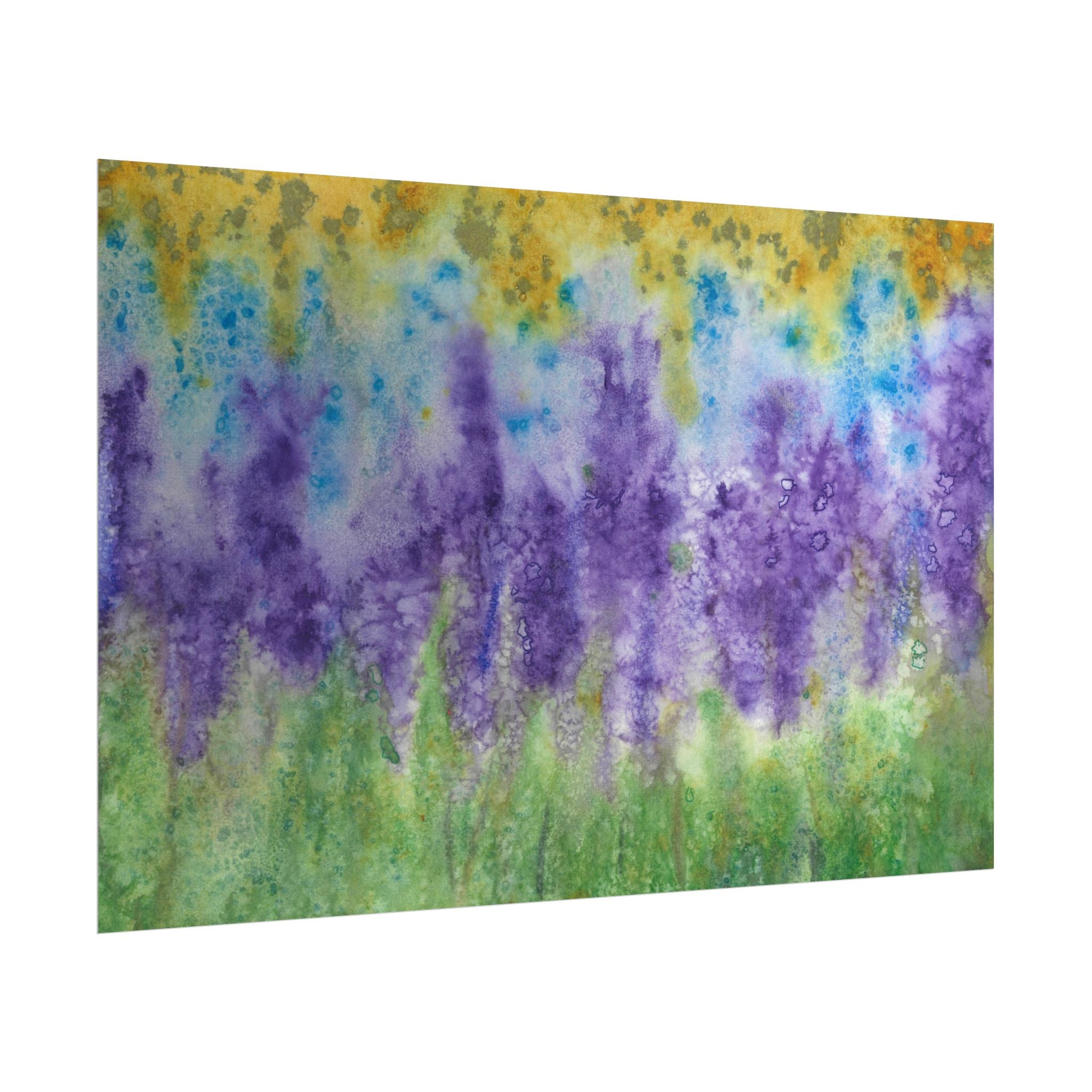 Large Colourful Wall Art, Posters & Prints, For Office, Bedroom or Living Room, or Special Gift #74 Lavender Fields