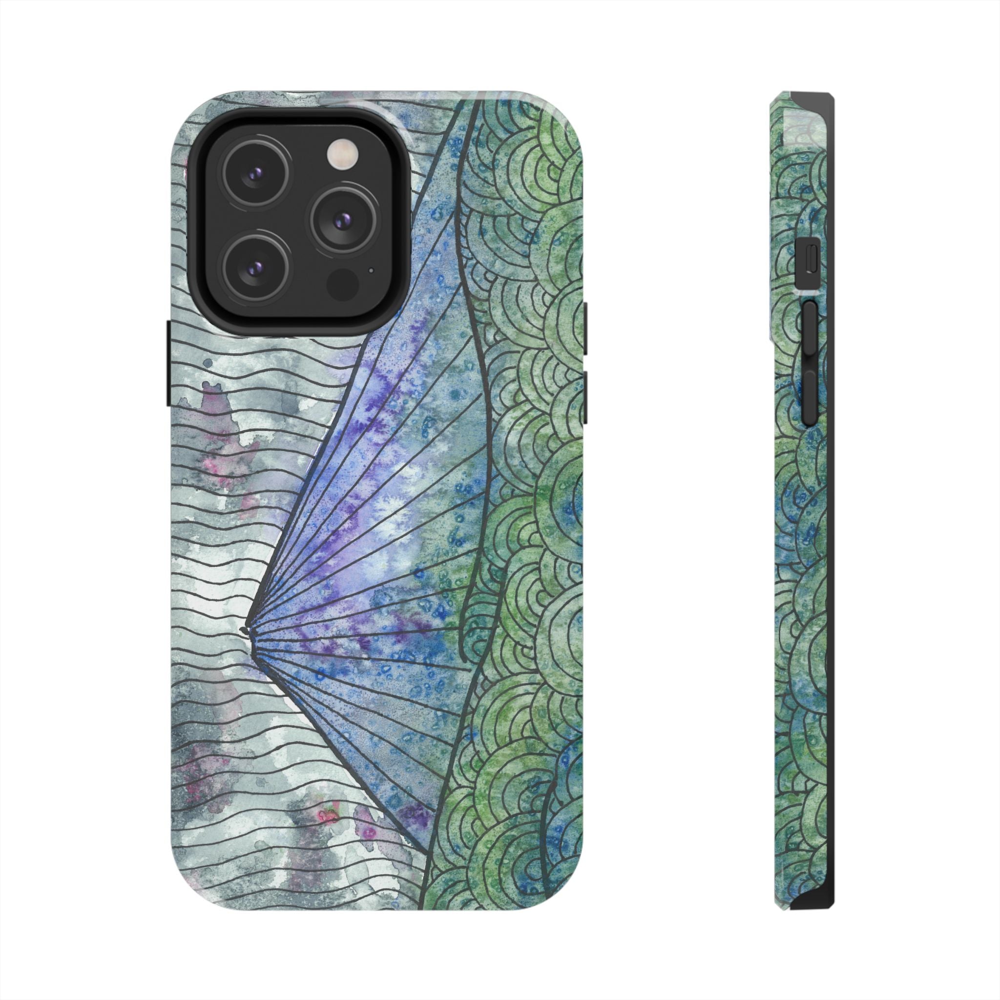 Tough Phone Case - All iPhones and Samsung Galaxys - Exciting Abstract Design #90 Rtanj Pyramid - Serbia