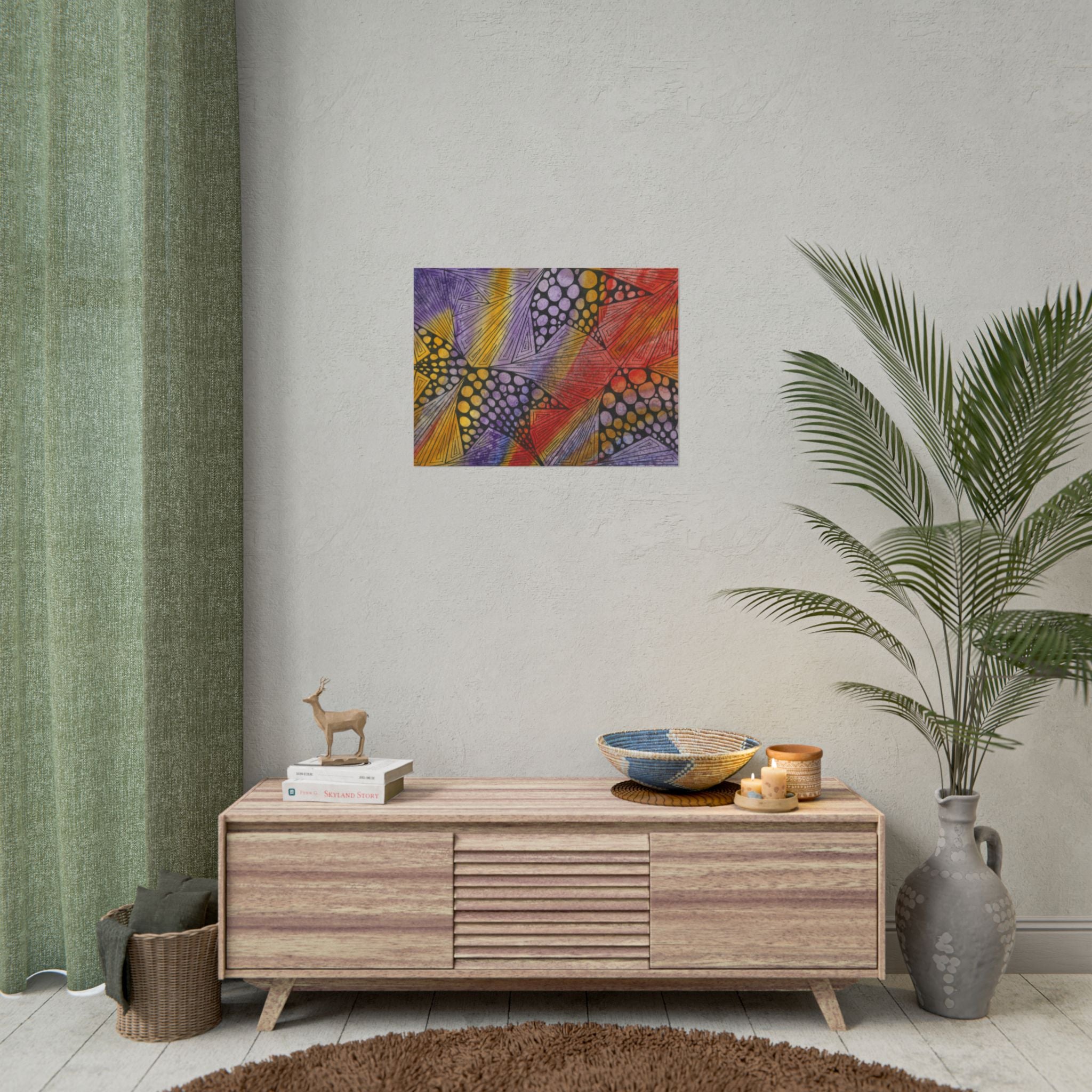 Large Colourful Wall Art, Posters & Prints, For Office, Bedroom or Living Room, or Special Gift #82 Fighting Delusions