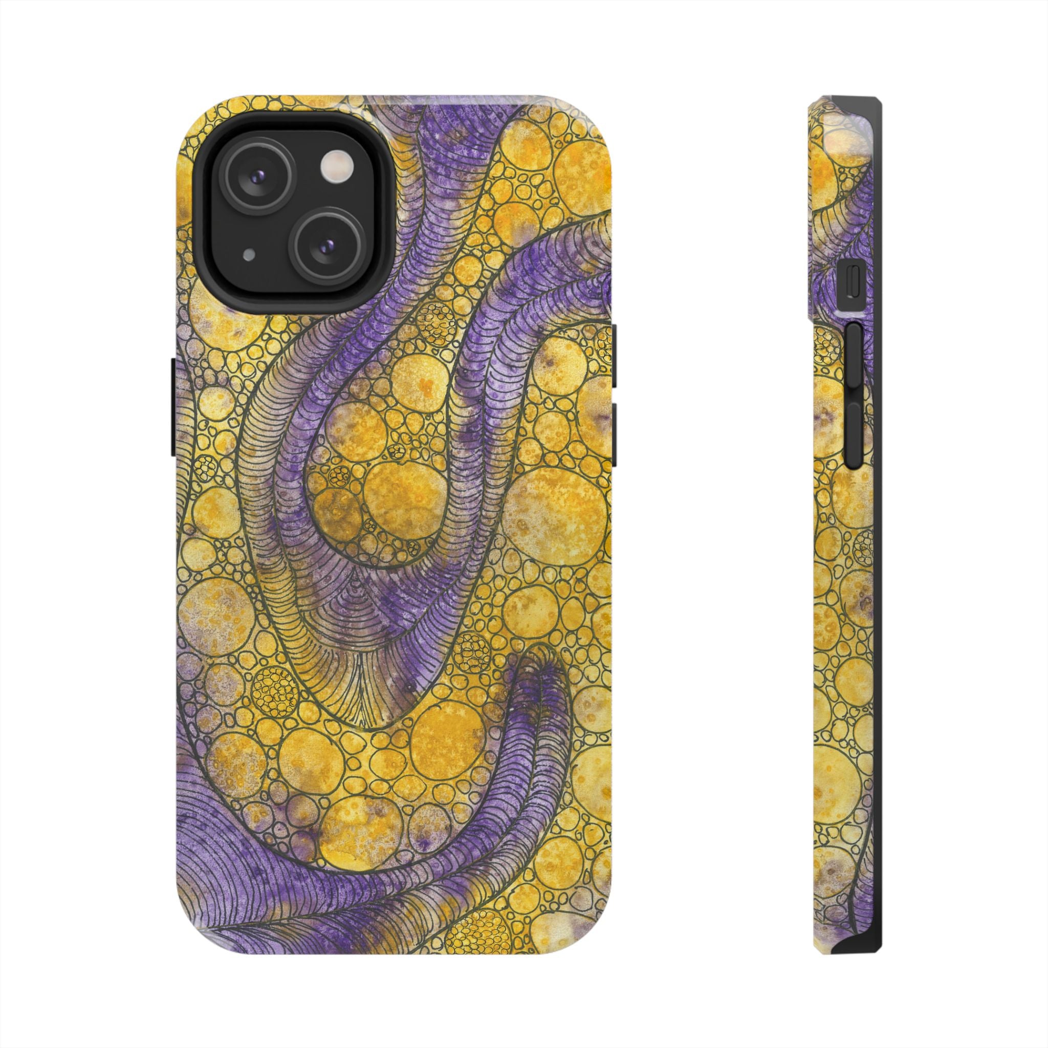 Tough Phone Case - All iPhones and Samsung Galaxys - Exciting Abstract Design #64 Is Now A Good Time?