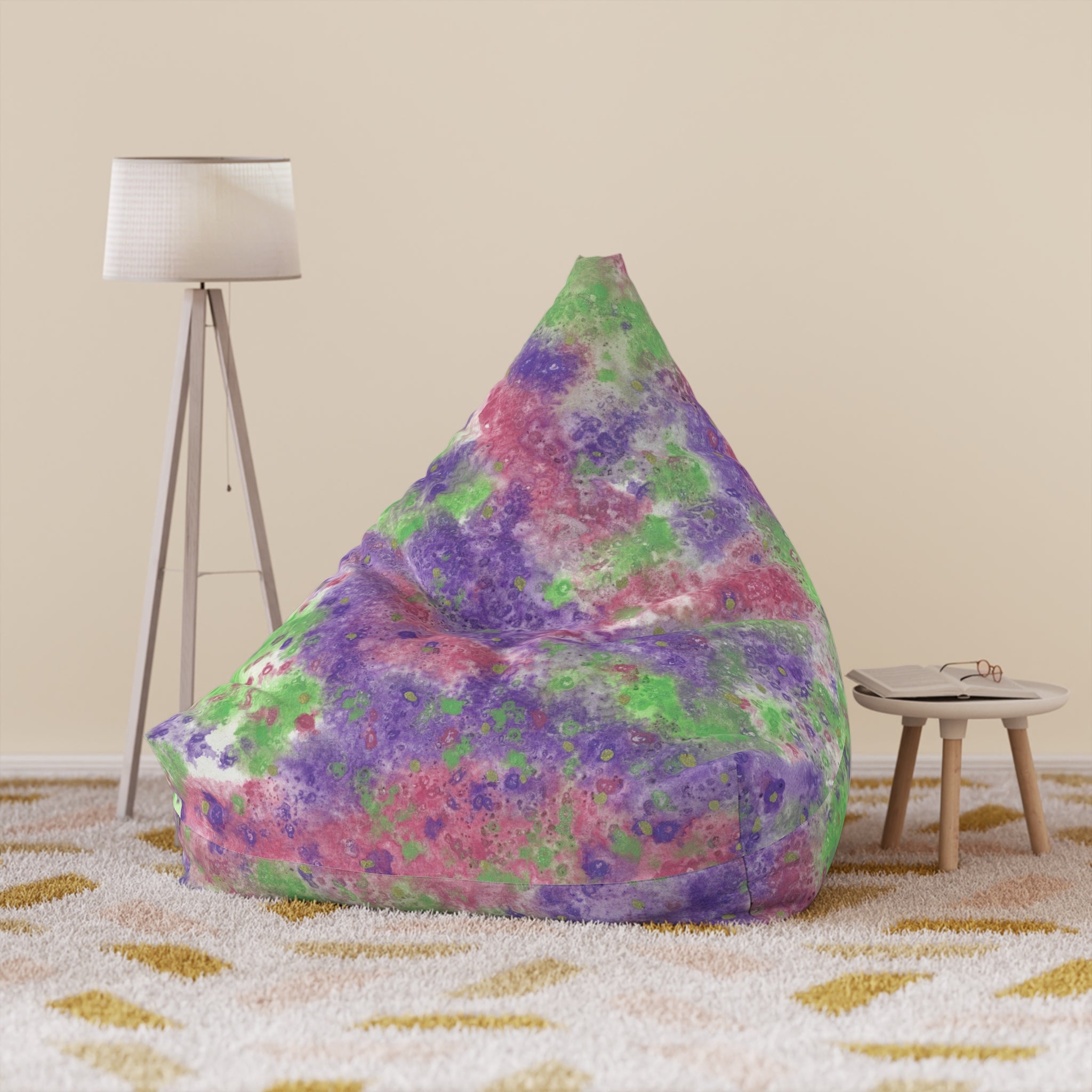 Bean Bag Chair Covers For Indoor & Outdoor - 2 Sizes - Exciting Abstract Design #100 You Are An Immortal Being