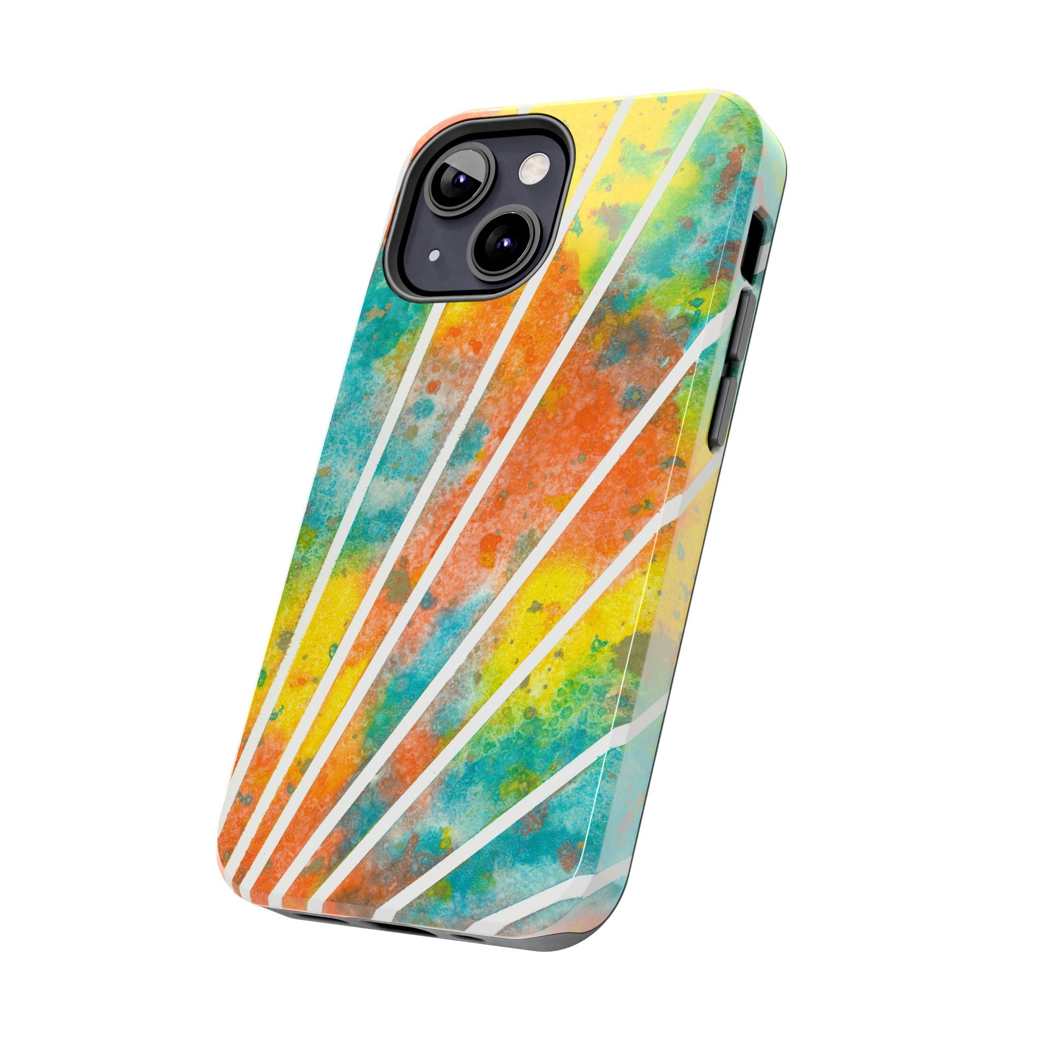 Tough Phone Case - All iPhones and Samsung Galaxys - Exciting Abstract Design #101 Your Energy Radiates