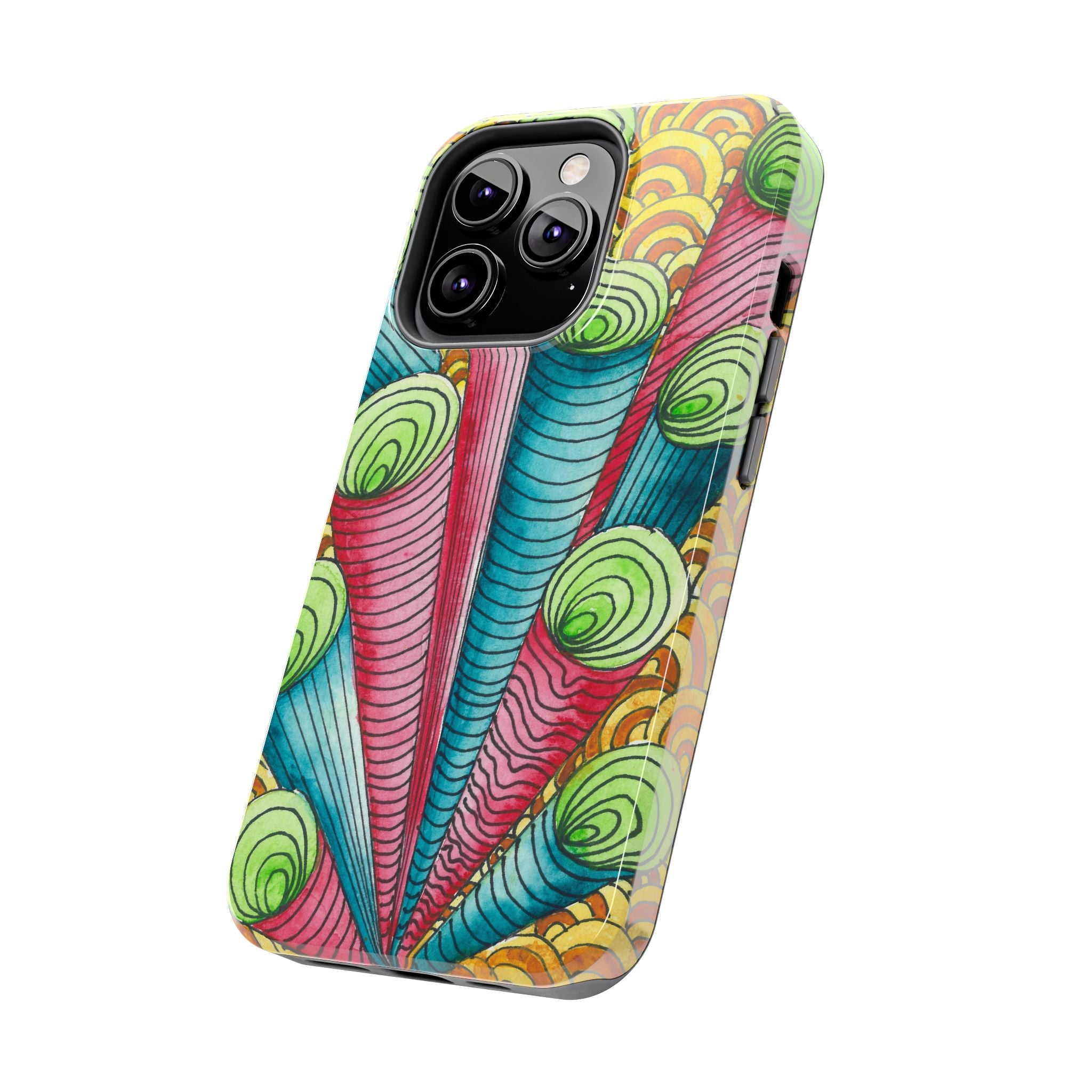 Tough Phone Case - All iPhones and Samsung Galaxys - Exciting Abstract Design #93 On A Mission