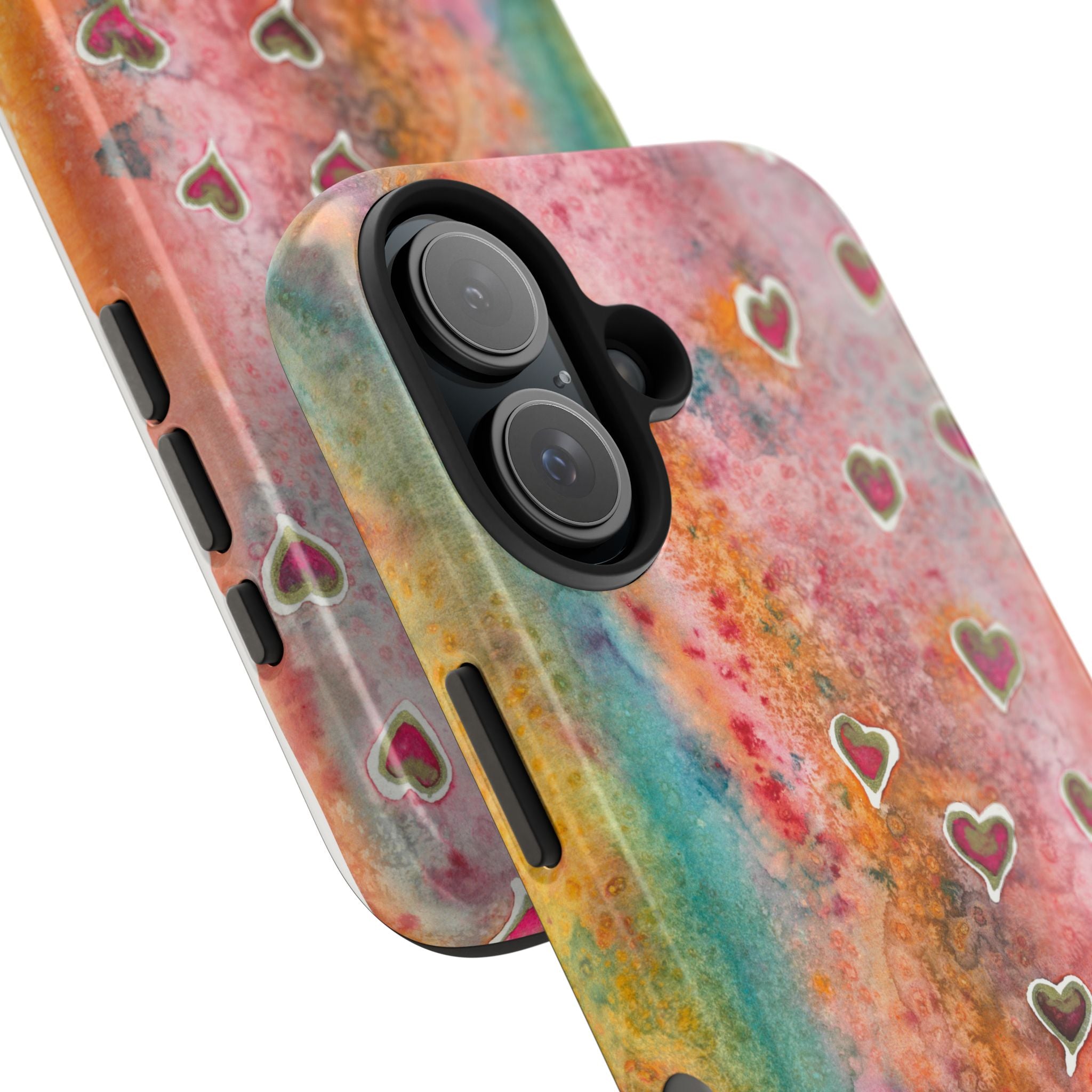 Tough Phone Case - All iPhones and Samsung Galaxys - Exciting Abstract Design #96 Love, Friendship, integrity