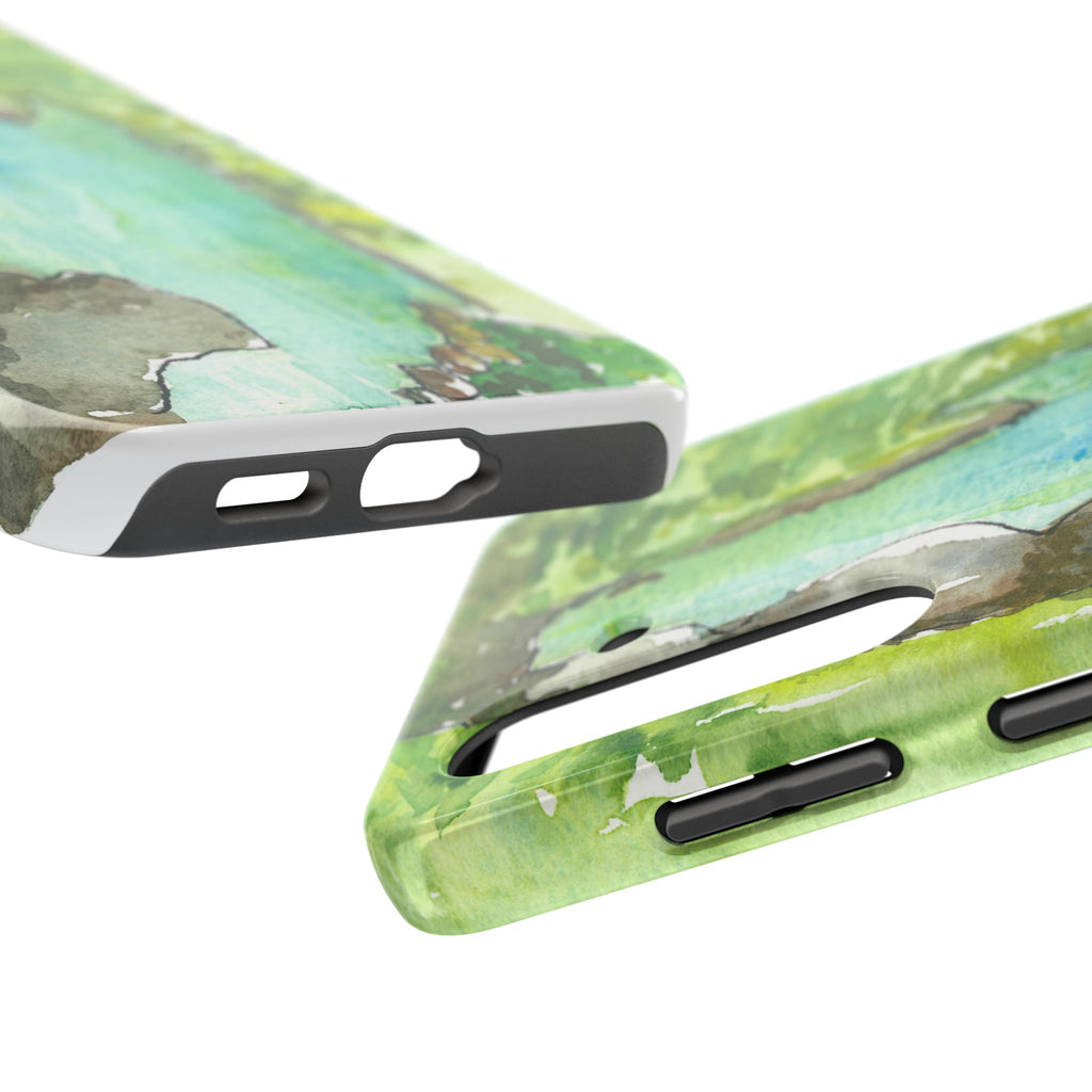 Tough Phone Case - All iPhones and Samsung Galaxys - Exciting Abstract Design #88 Tara River - Montenegro