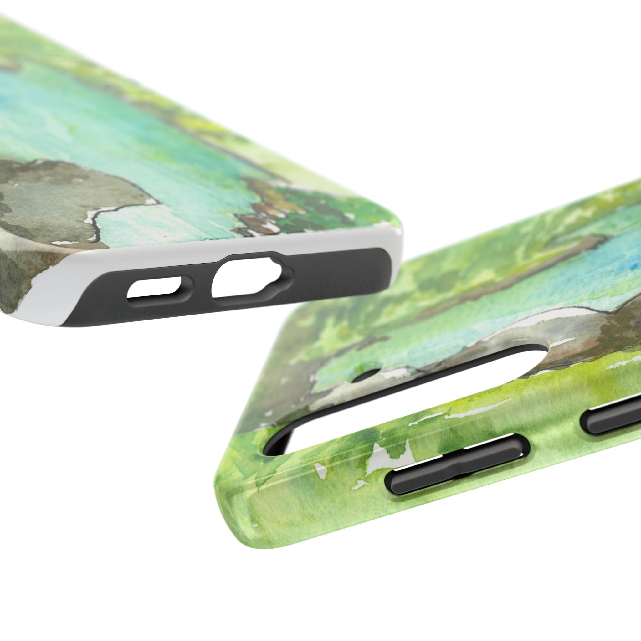 Tough Phone Case - All iPhones and Samsung Galaxys - Exciting Abstract Design #88 Tara River - Montenegro