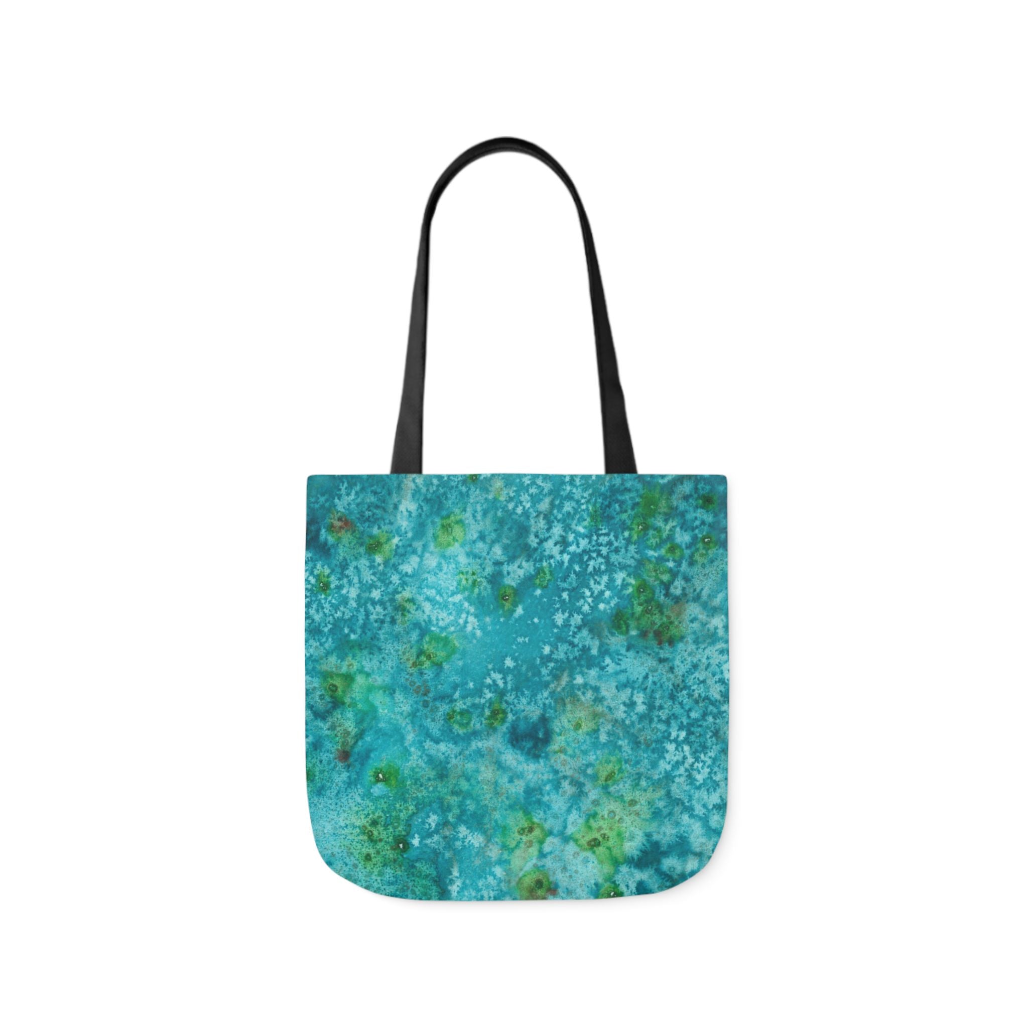 Canvas Tote Bags, Colourful Abstract Designs, 5-Color Straps, 3 Sizes.  For Family and friends or a Special Gift #83 Who Am I Today