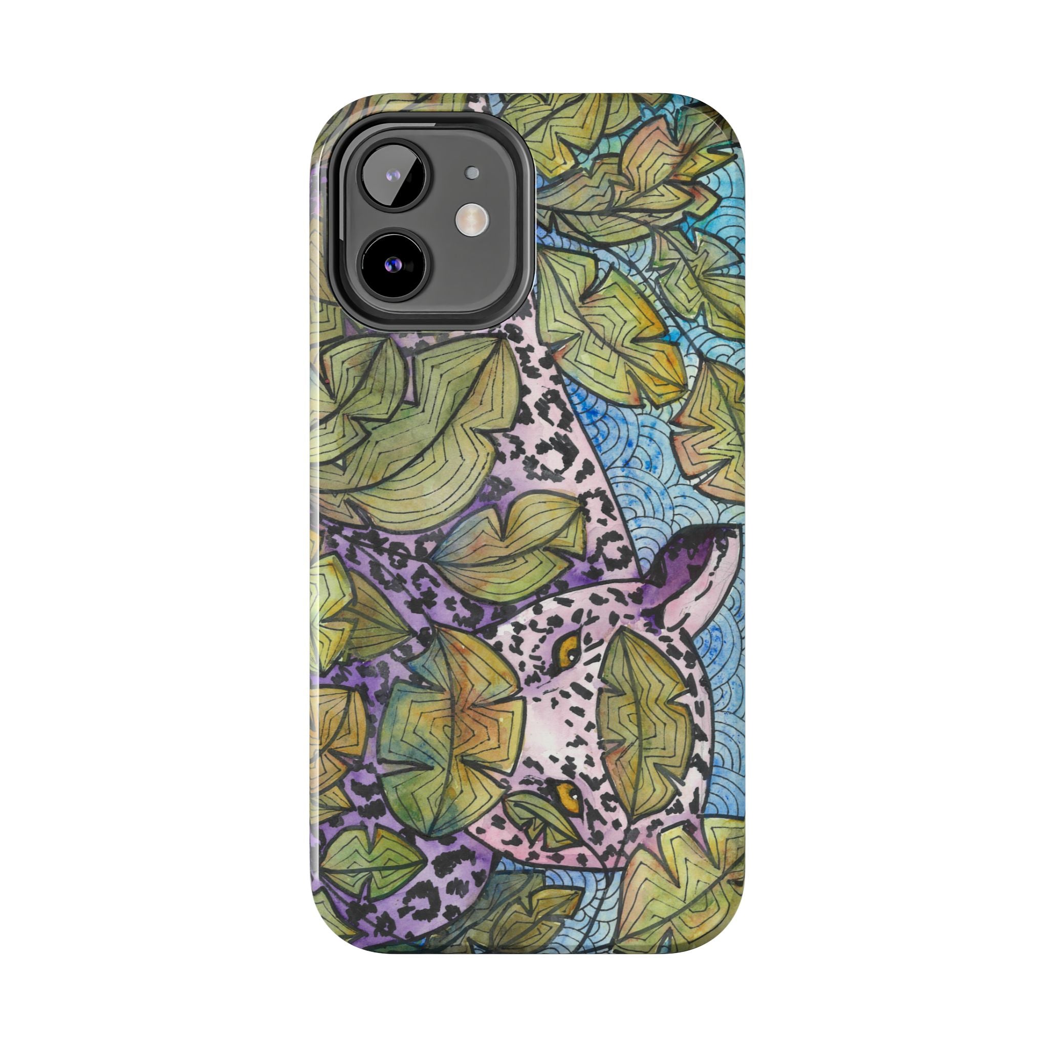 Tough Phone Case - All iPhones and Samsung Galaxys - Exciting Abstract Design #76 Purrfect Blend