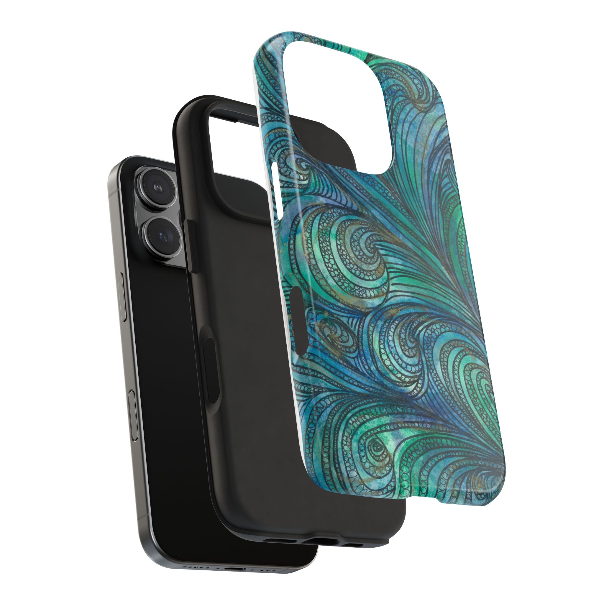 Tough Phone Case - All iPhones and Samsung Galaxys - Exciting Abstract Design #71 Call Of The Sea