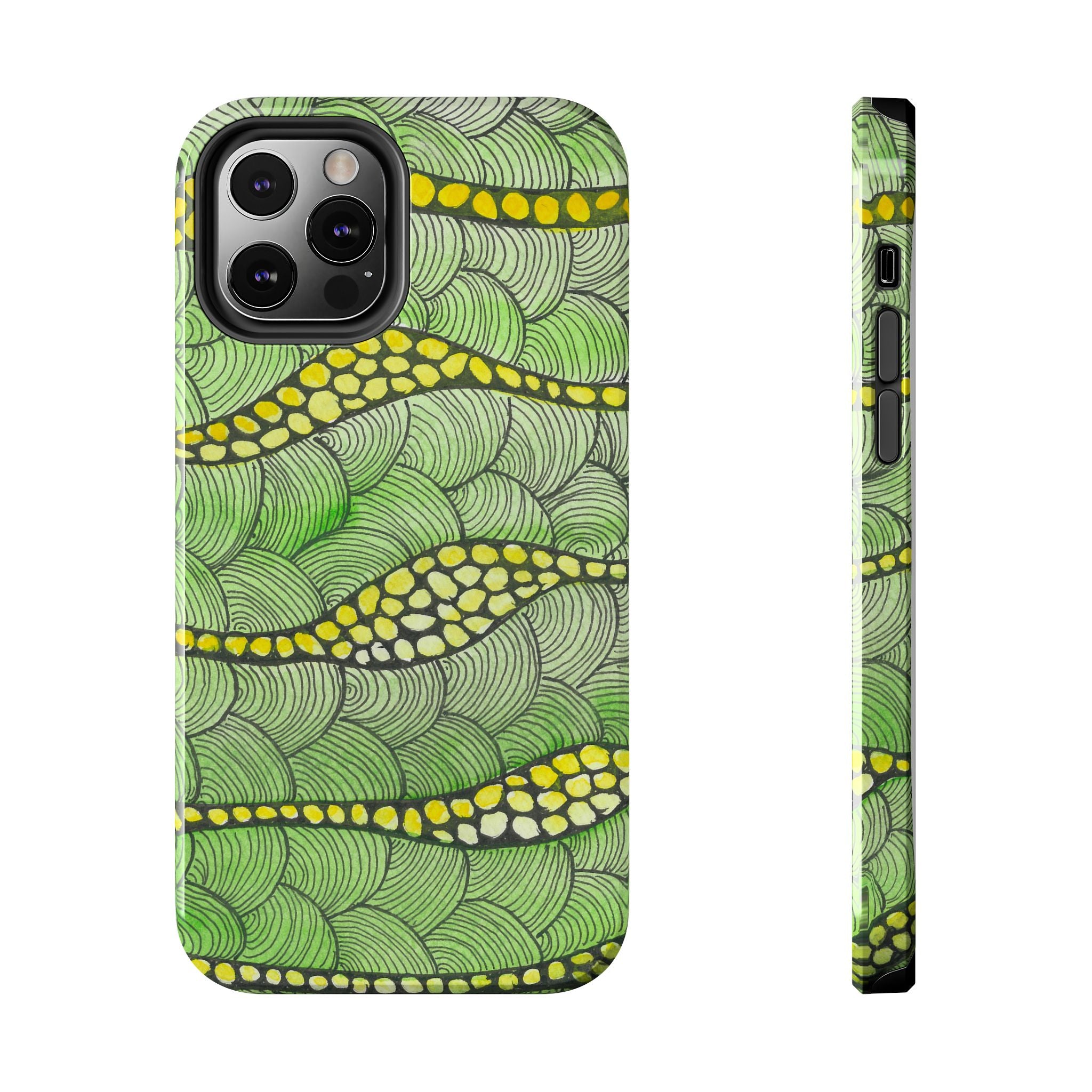 Tough Phone Case - All iPhones and Samsung Galaxys - Exciting Abstract Design #13 Watcha Thinking