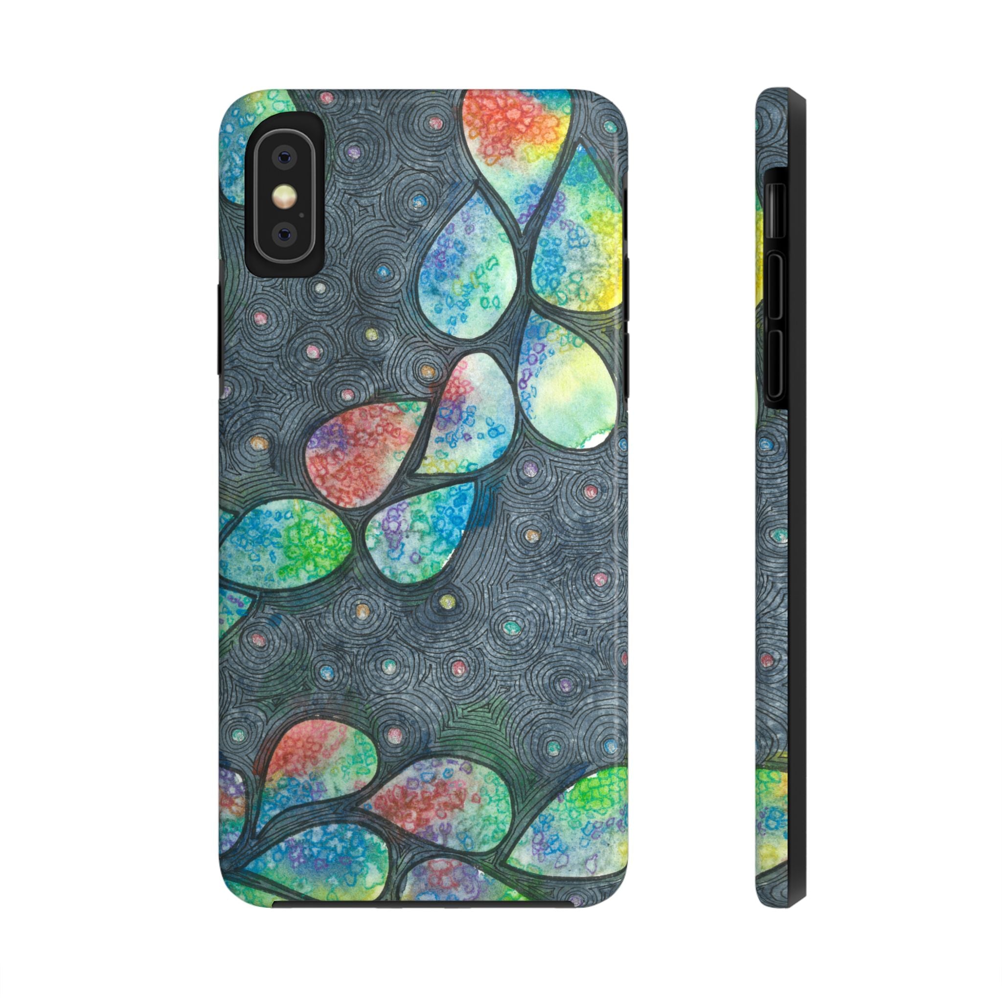 Tough Phone Case - All iPhones and Samsung Galaxys - Exciting Abstract Design #30 Give Us A Minute