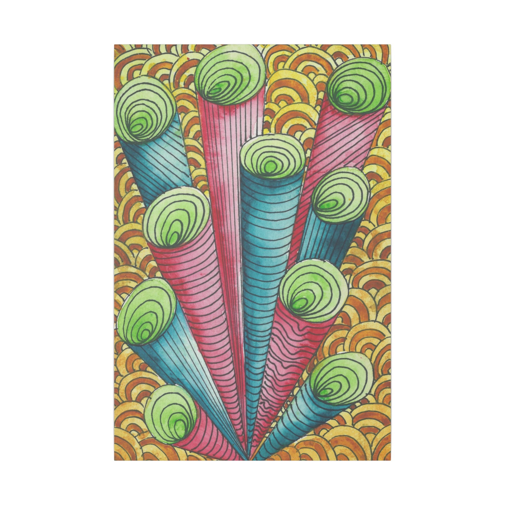 Large Colourful Wall Art, Canvas Prints, For Office, Bedroom or Living Room, or Special Gift #93 On A Mission