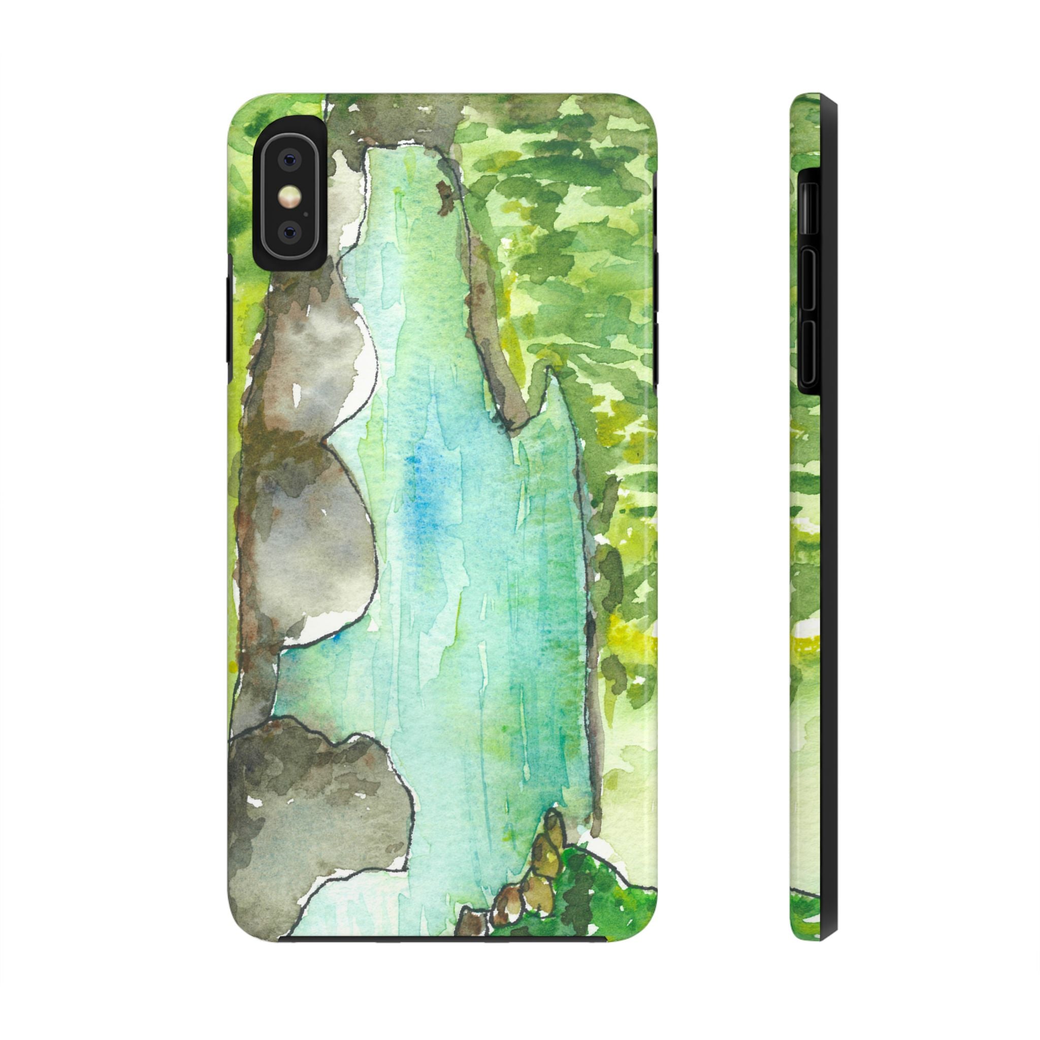 Tough Phone Case - All iPhones and Samsung Galaxys - Exciting Abstract Design #88 Tara River - Montenegro