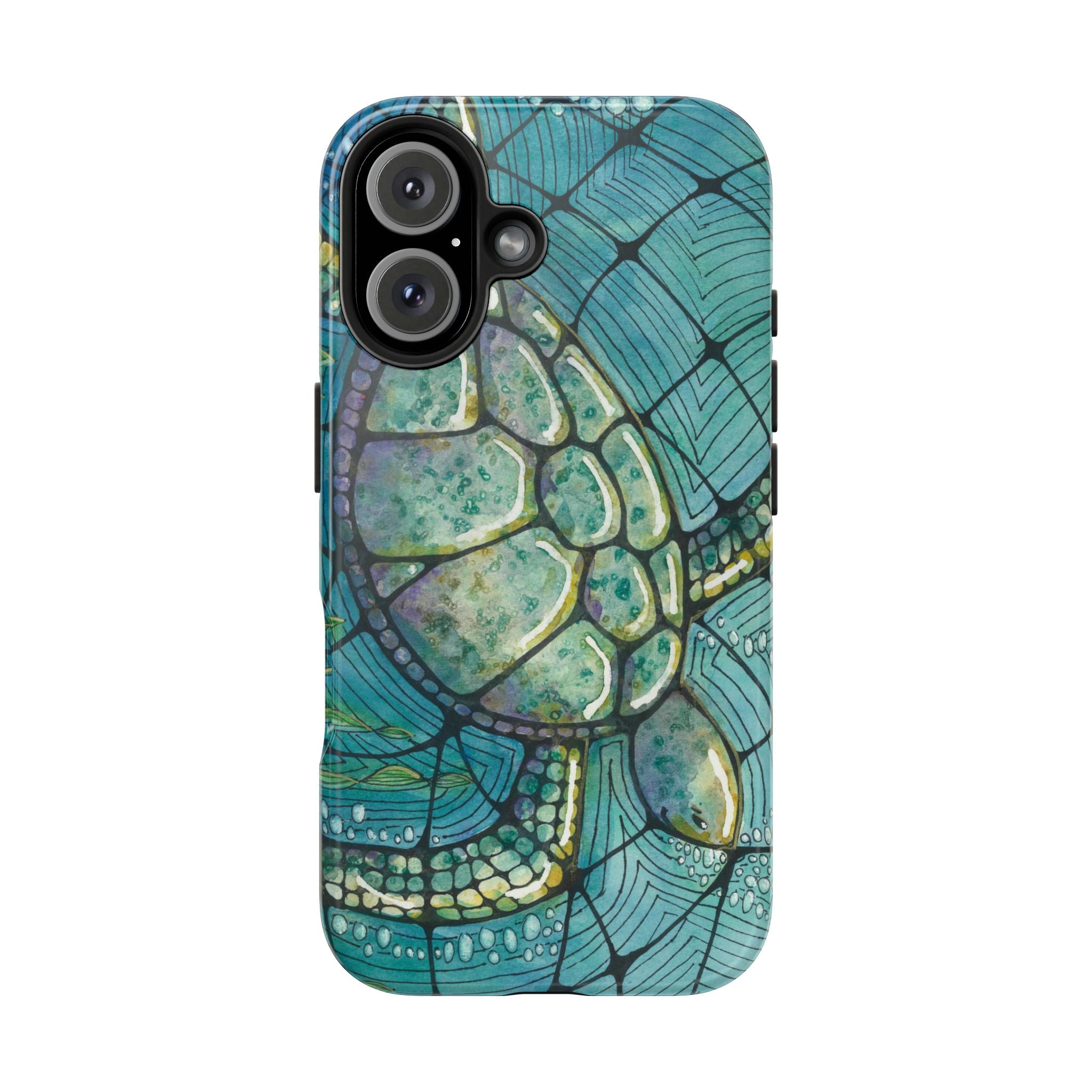 Tough Phone Case - All iPhones and Samsung Galaxys - Exciting Abstract Design #73 Turtling Along