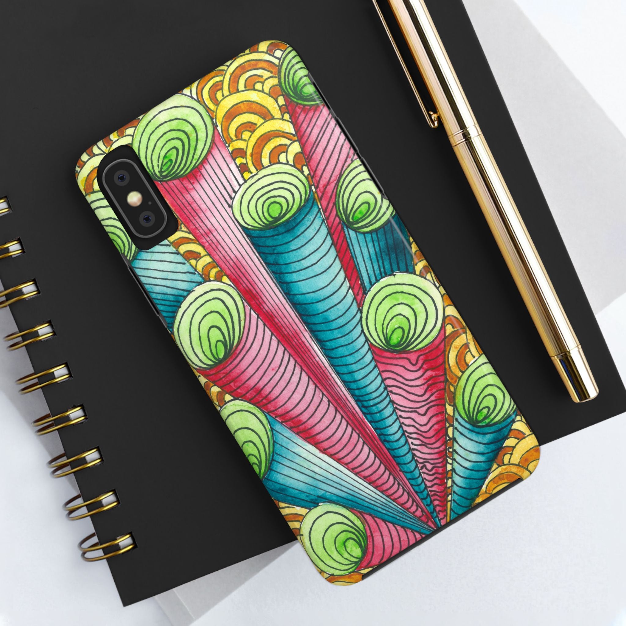 Tough Phone Case - All iPhones and Samsung Galaxys - Exciting Abstract Design #93 On A Mission