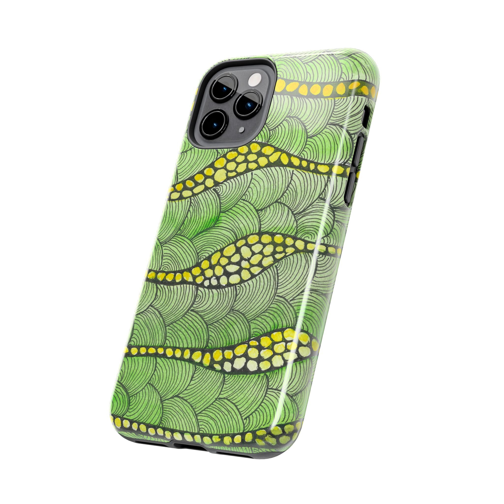 Tough Phone Case - All iPhones and Samsung Galaxys - Exciting Abstract Design #13 Watcha Thinking