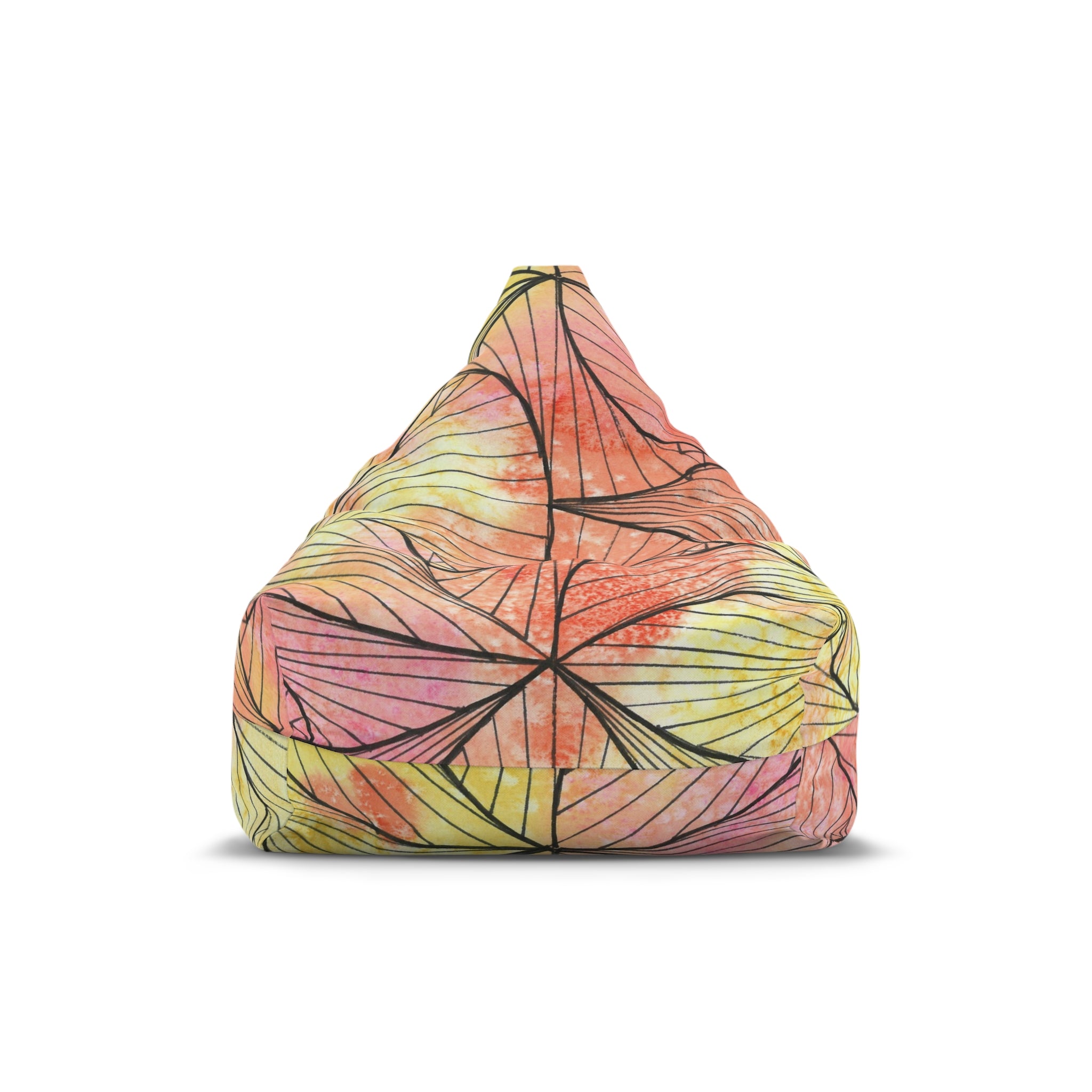 Bean Bag Chair Covers For Indoor & Outdoor - 2 Sizes - Exciting Abstract Design #39 Impossible They Said!